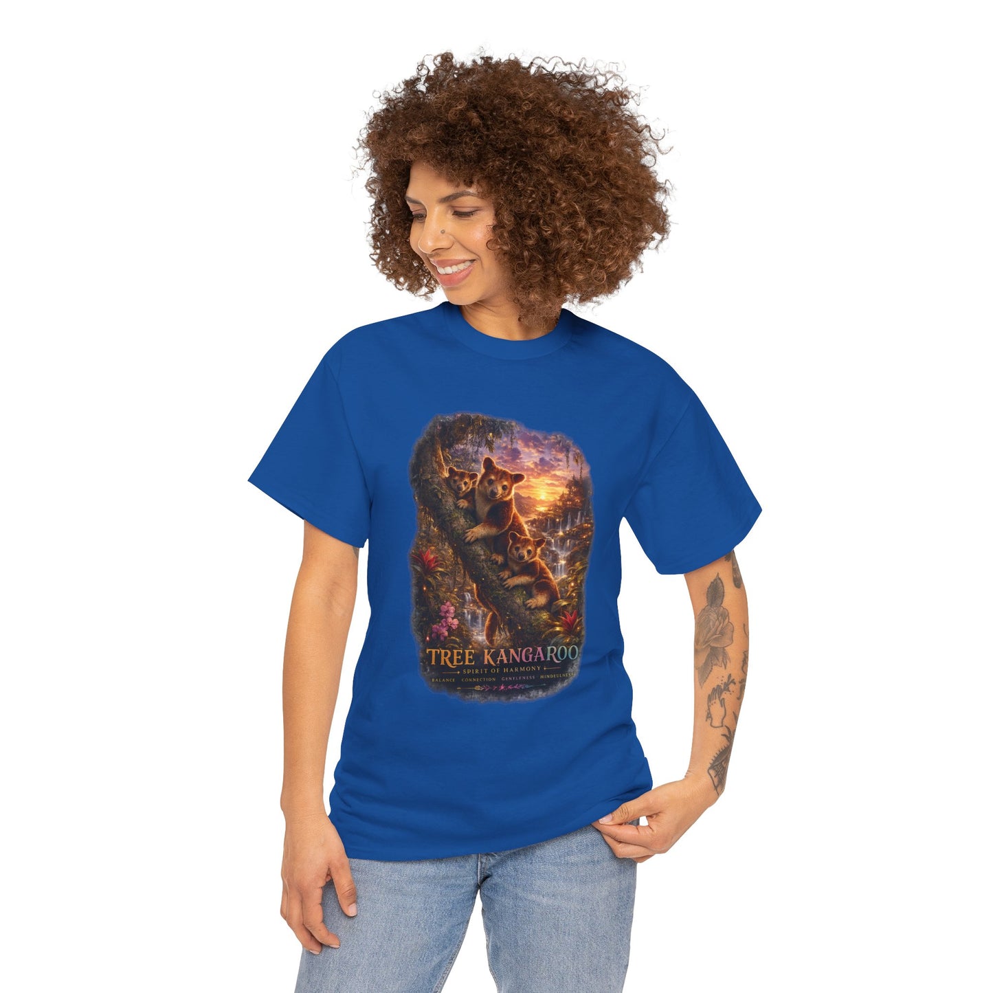 Tree Kangaroo T-Shirt – Mystic Forest Wildlife Design | Rare Nature Graphic Tee