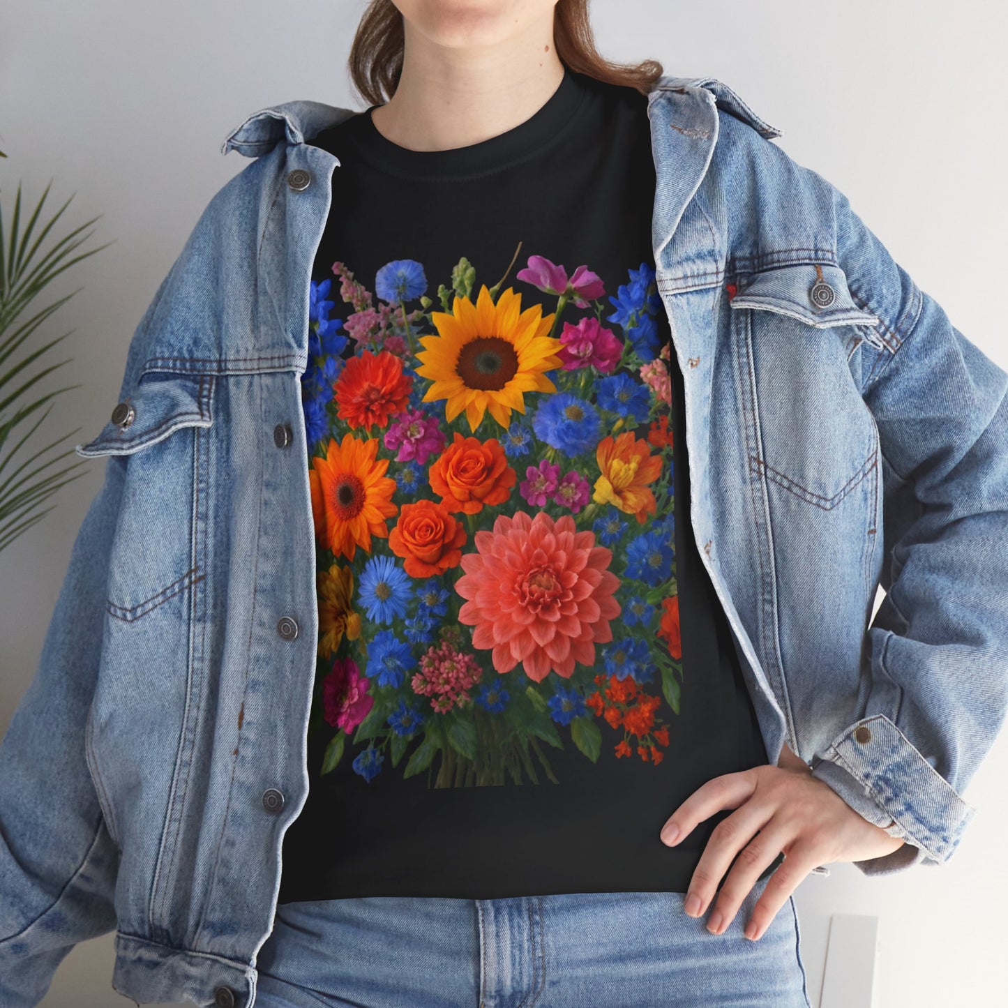 Garden Bouquet Flower T-Shirt – Summer Floral Aesthetic Tee