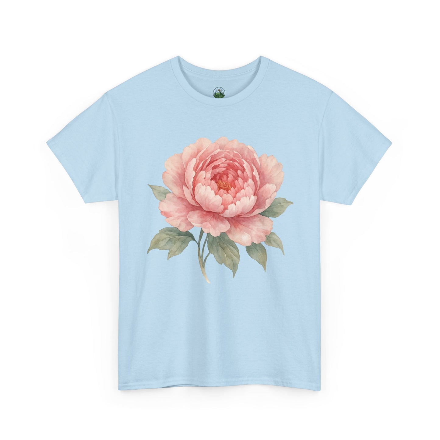 Peony Flower T-Shirt – Soft Floral Aesthetic Tee