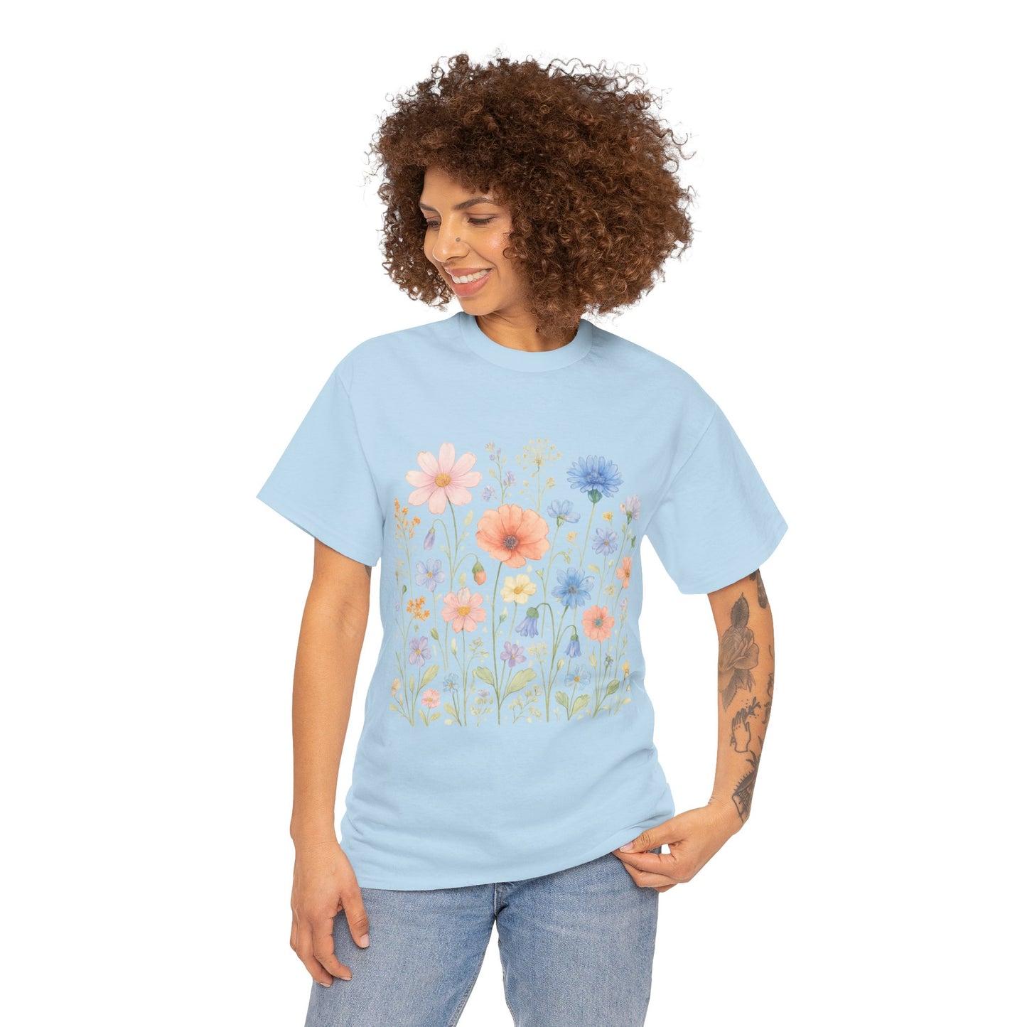 Wildflower Meadow T-Shirt – Nature Floral Aesthetic Tee