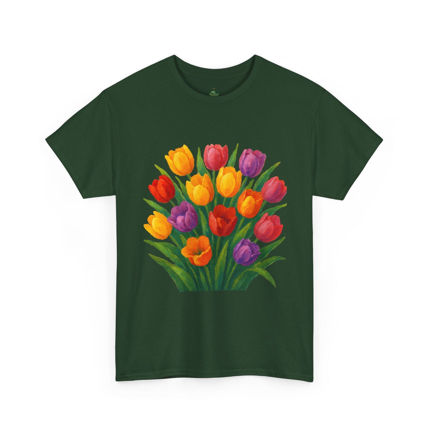 Spring Tulip Flower T- SHIRT - Vibrant Floral Aesthetic Tee
