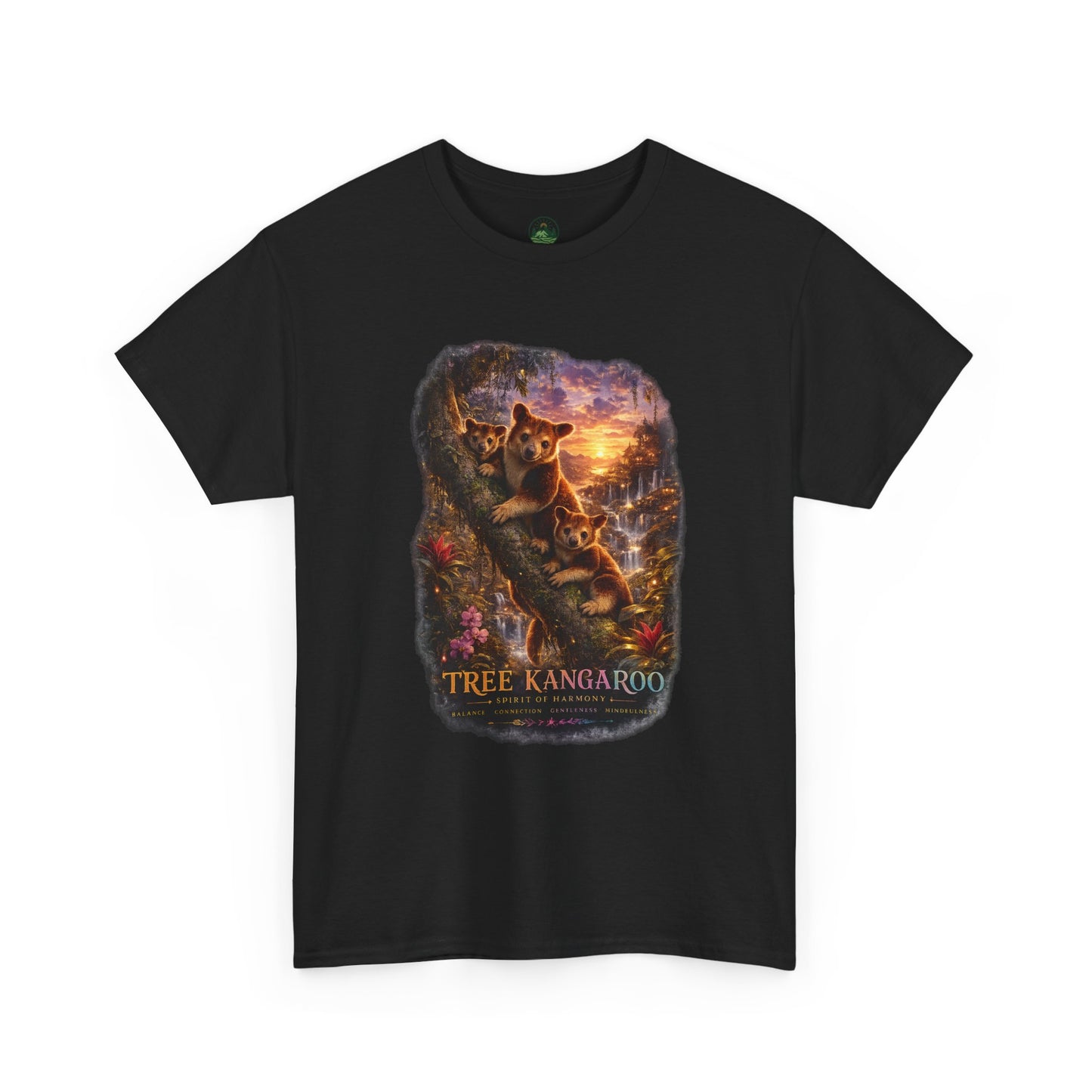 Tree Kangaroo T-Shirt – Mystic Forest Wildlife Design | Rare Nature Graphic Tee