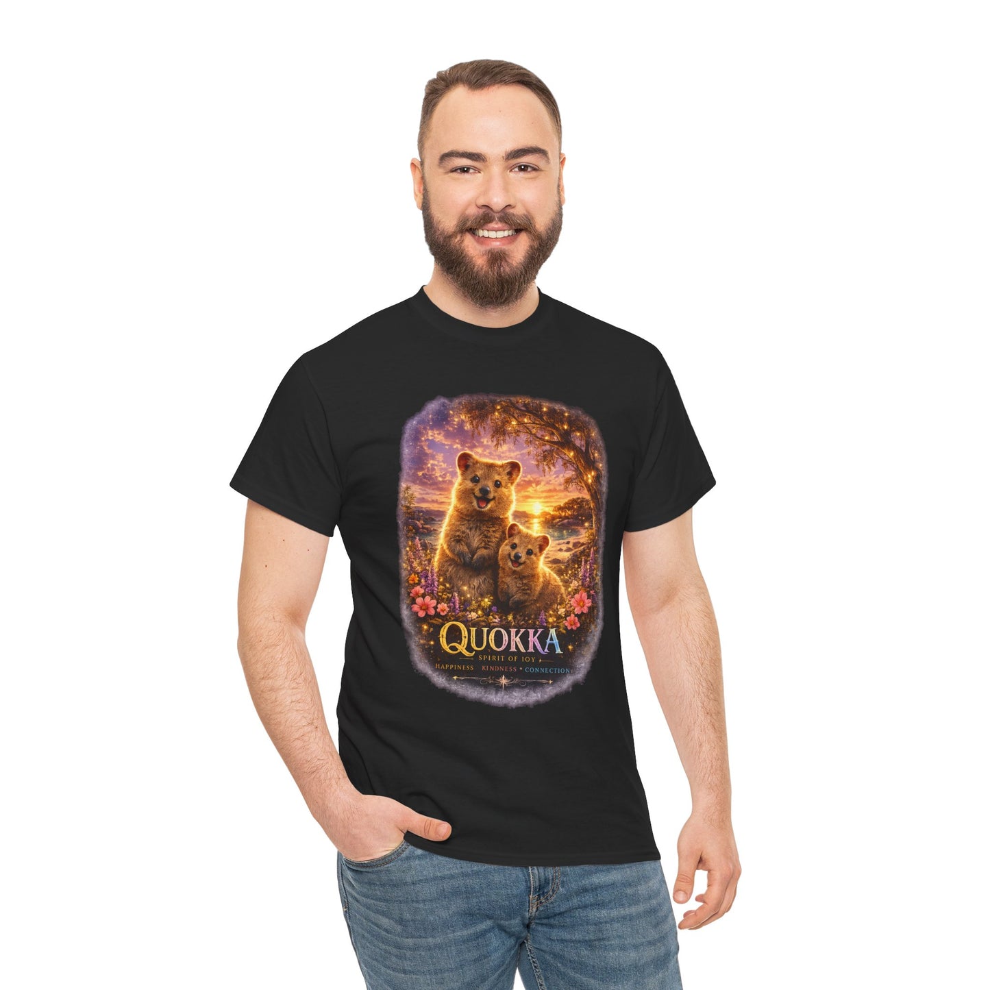 Quokka T-Shirt – Cute Cosmic Wildlife Design | Happy Nature Animal Graphic Tee