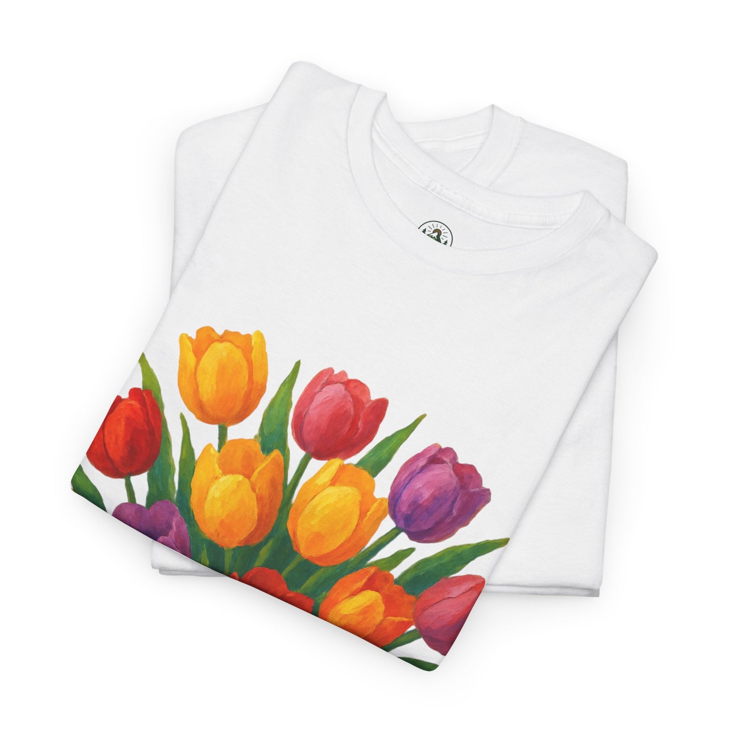 Spring Tulip Flower T- SHIRT - Vibrant Floral Aesthetic Tee