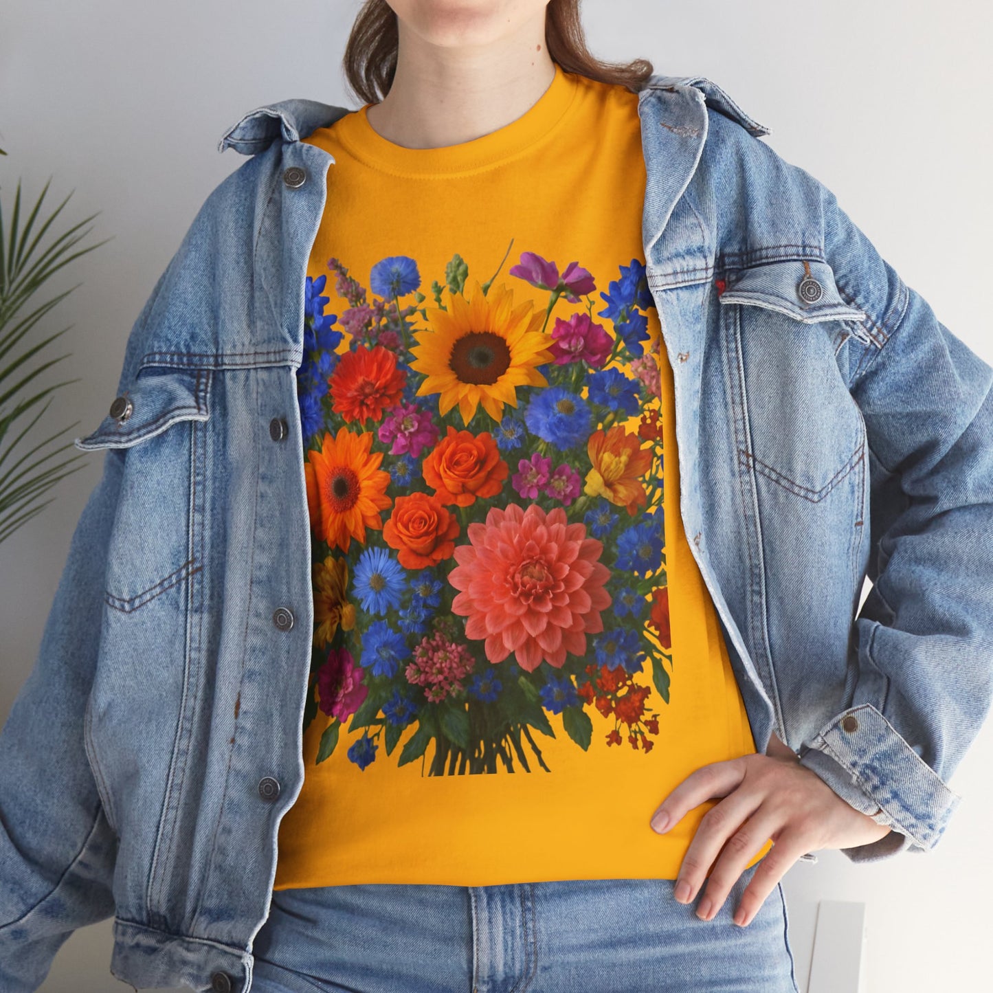 Garden Bouquet Flower T-Shirt – Summer Floral Aesthetic Tee