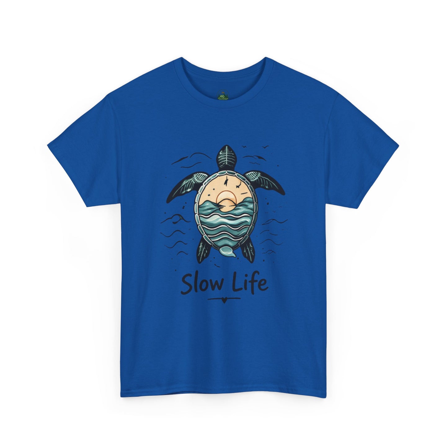 Slow Life Turtle Shirt – Aesthetic Ocean Tee for Relaxed Souls & Beach Lovers