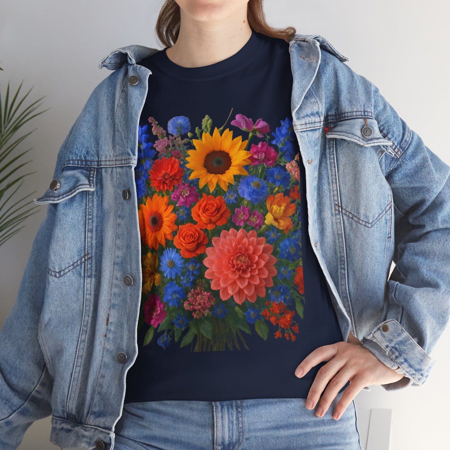 Garden Bouquet Flower T-Shirt – Summer Floral Aesthetic Tee
