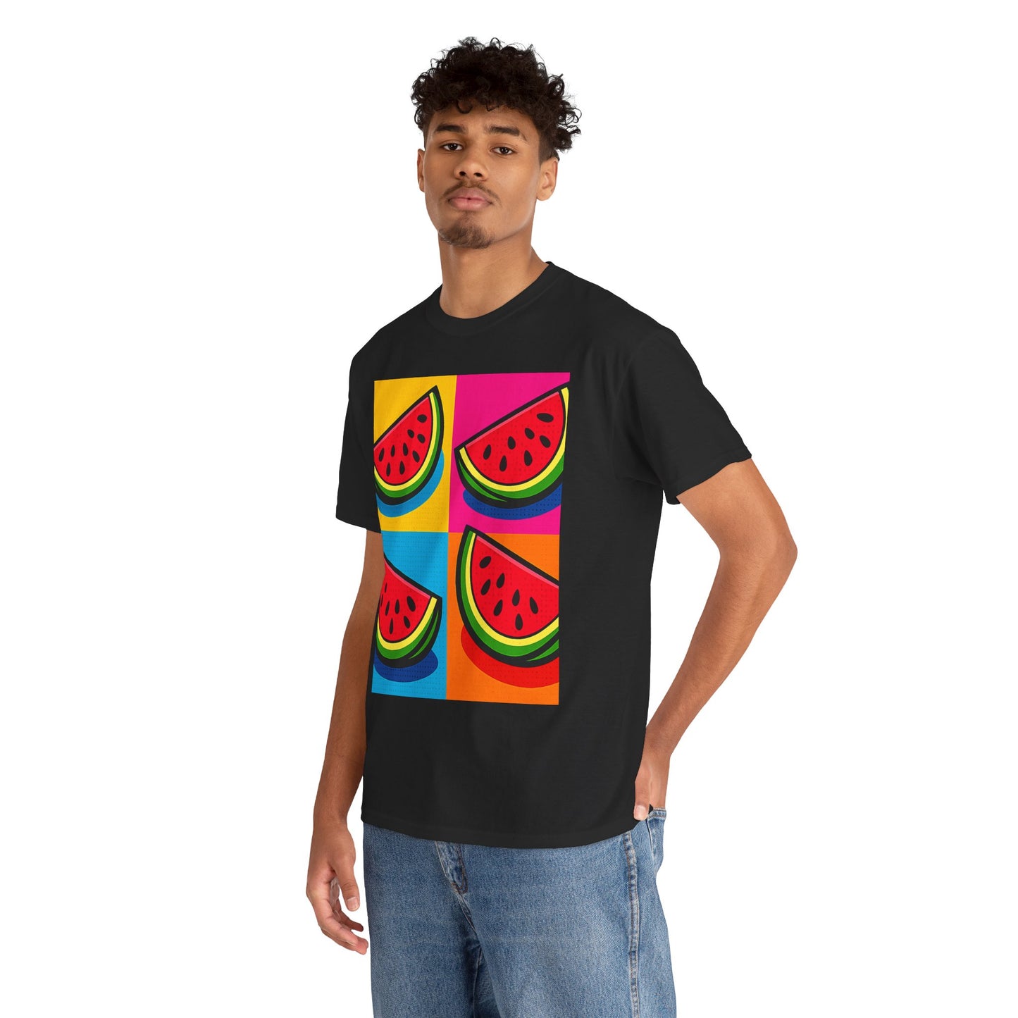 Watermelon Pop Art T-Shirt – Fun Summer Graphic Tee