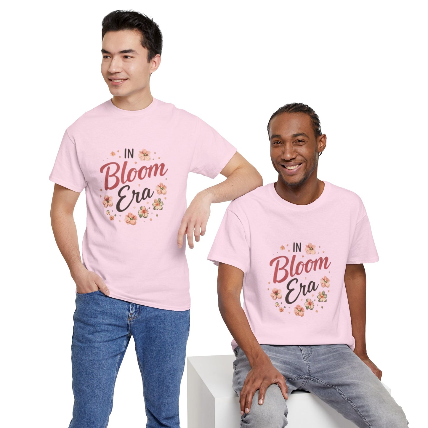 In Bloom Era T-Shirt –Bloom Minimalist Floral Aesthetic Tee, Cute Feminine Graphic Shirt