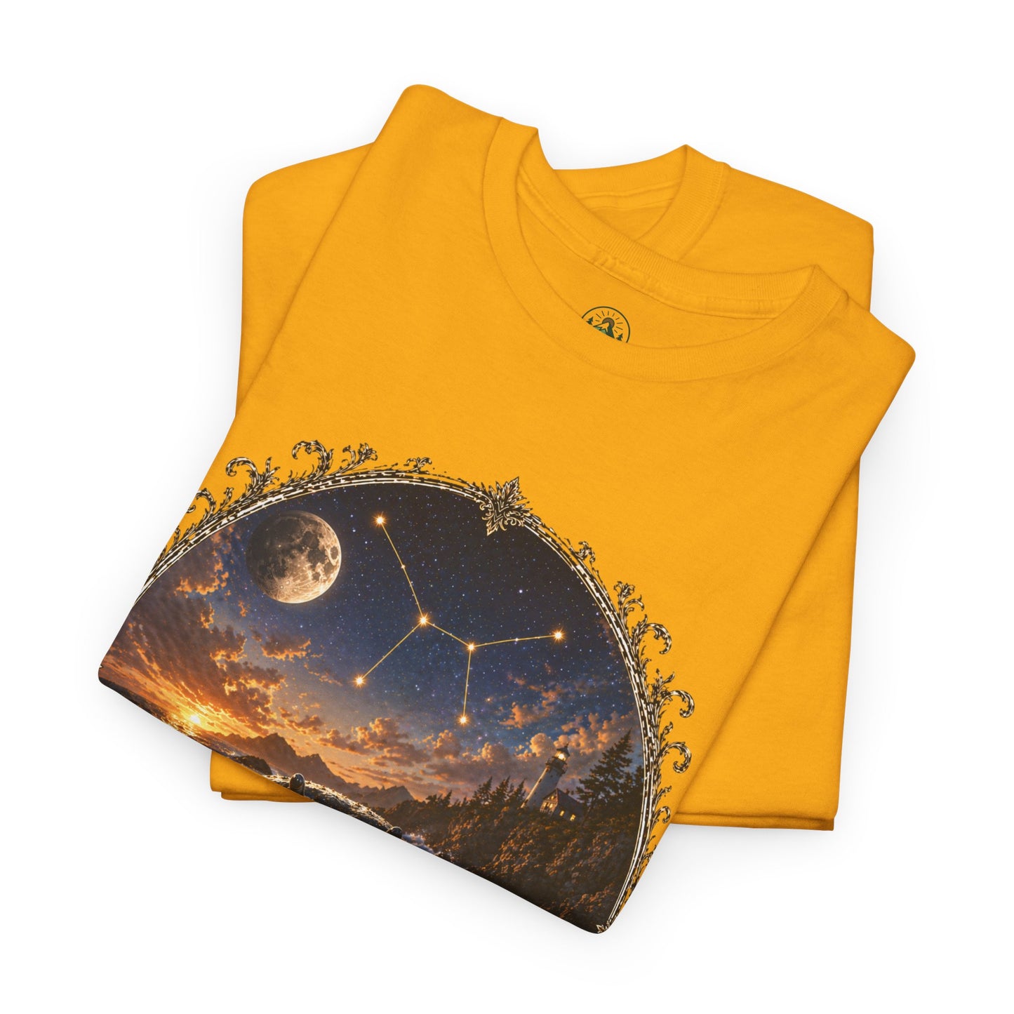 Cancer Zodiac T-Shirt – Mystic Crab Moon Design | Emotional & Cosmic Astrology Tee