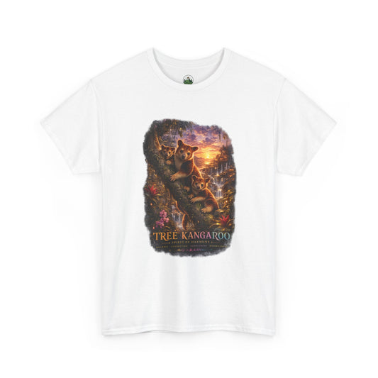 Tree Kangaroo T-Shirt – Mystic Forest Wildlife Design | Rare Nature Graphic Tee