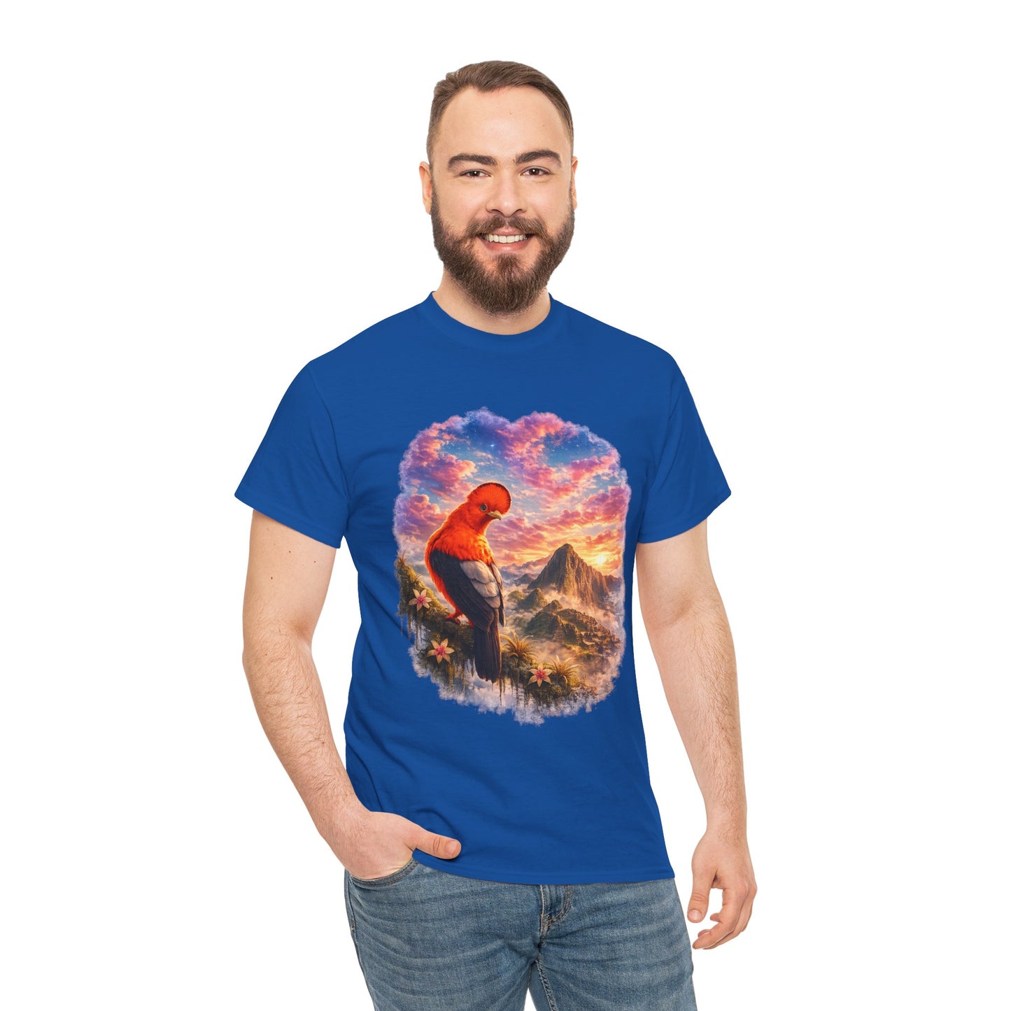 Spirit of the Andes – Machu Picchu Bird T-Shirt | Nature Graphic Tee