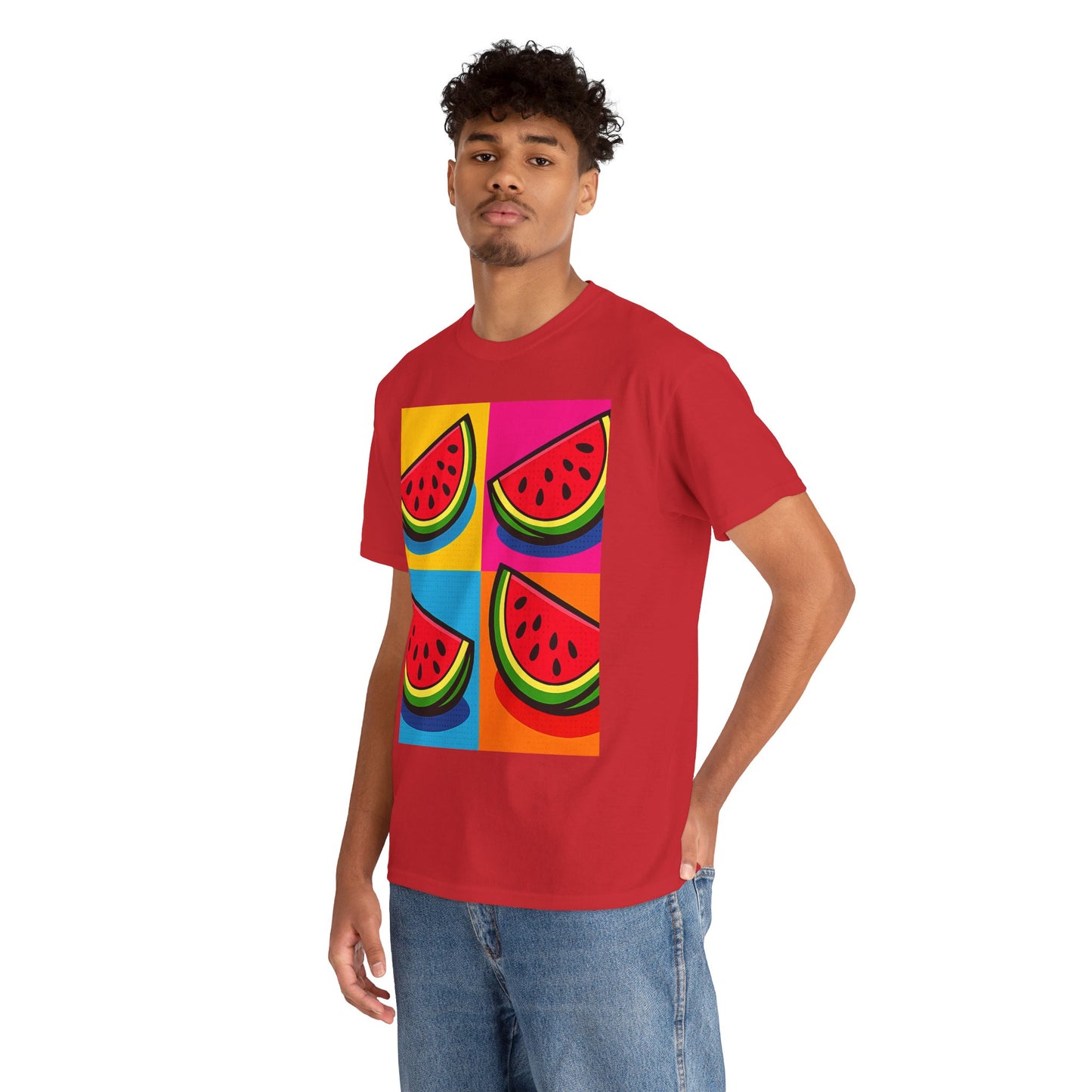 Watermelon Pop Art T-Shirt – Fun Summer Graphic Tee