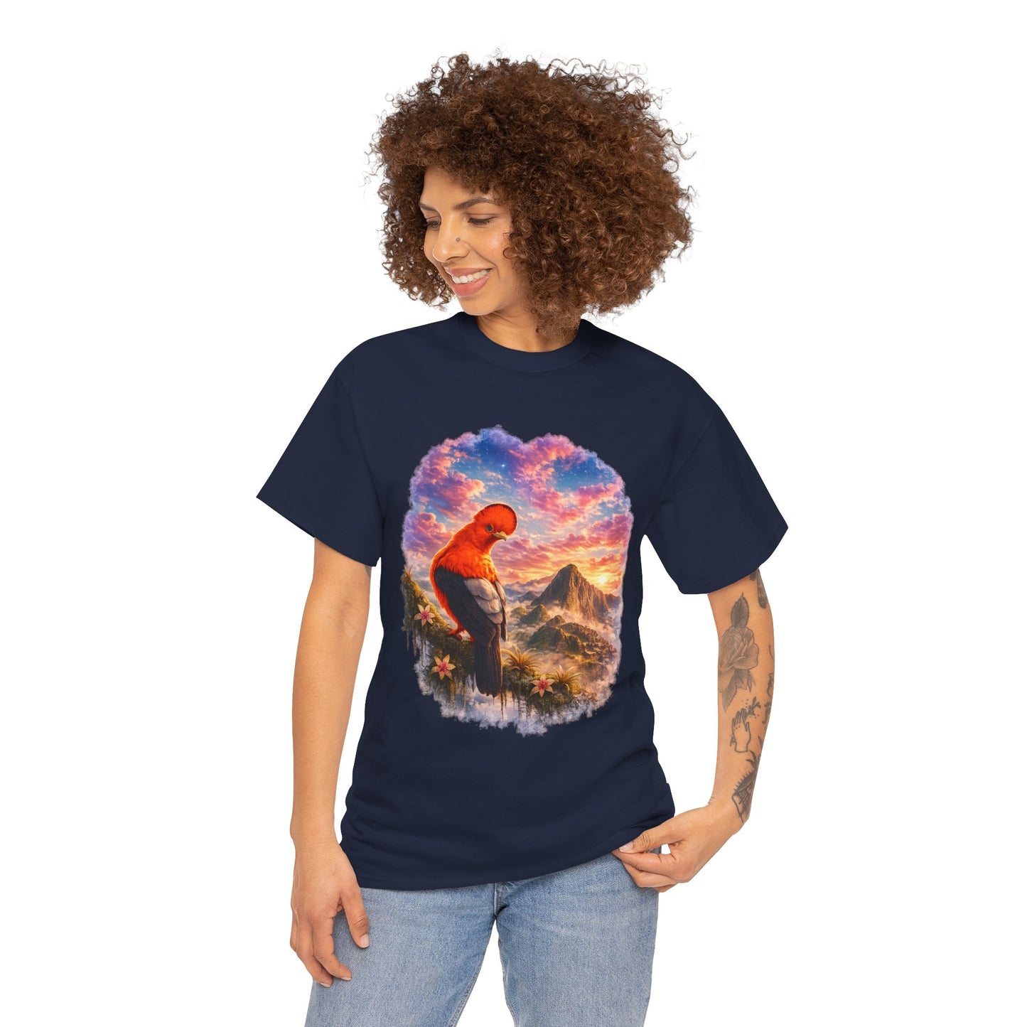 Spirit of the Andes – Machu Picchu Bird T-Shirt | Nature Graphic Tee