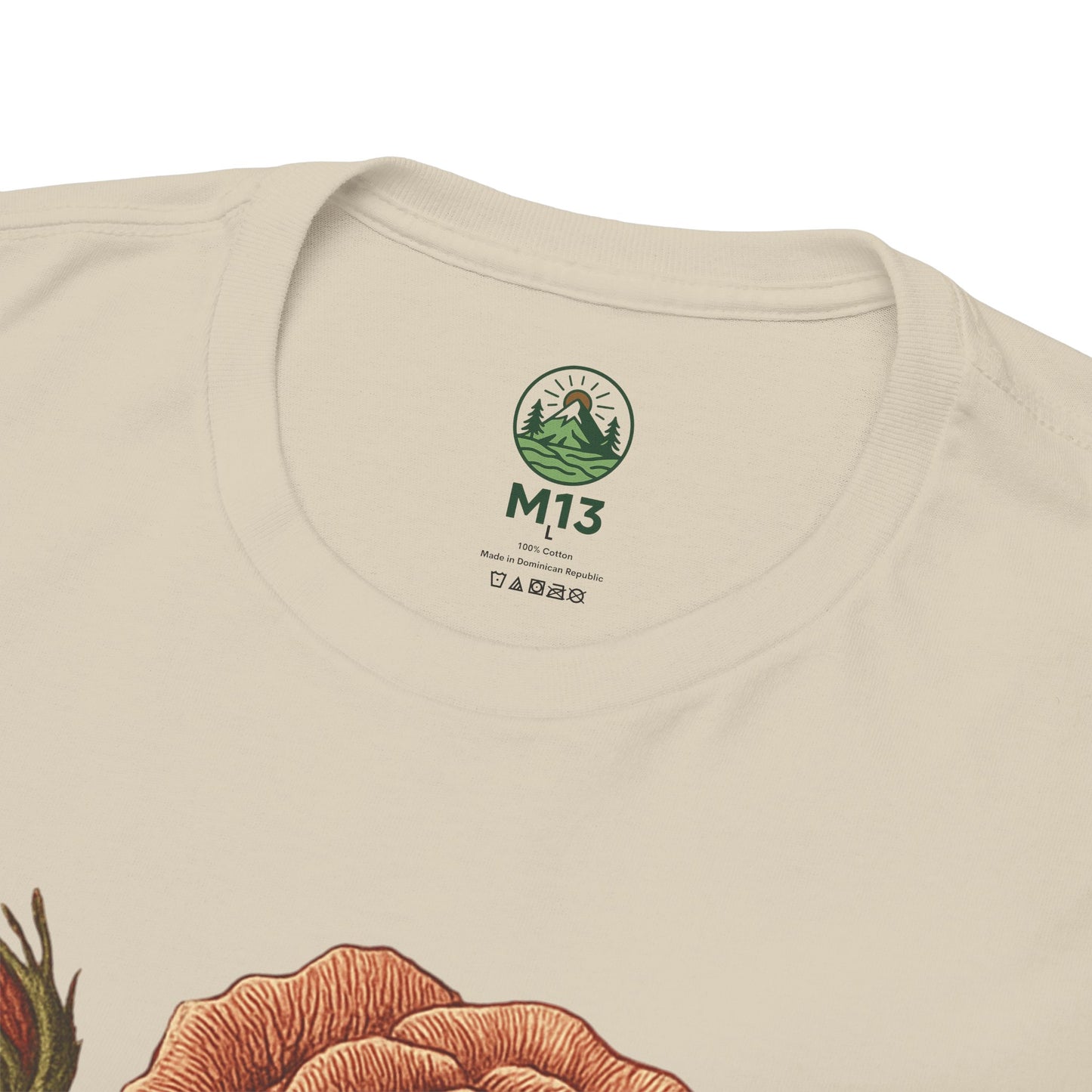 Vintage Botanical Rose T-Shirt – Minimalist Floral Aesthetic Tee