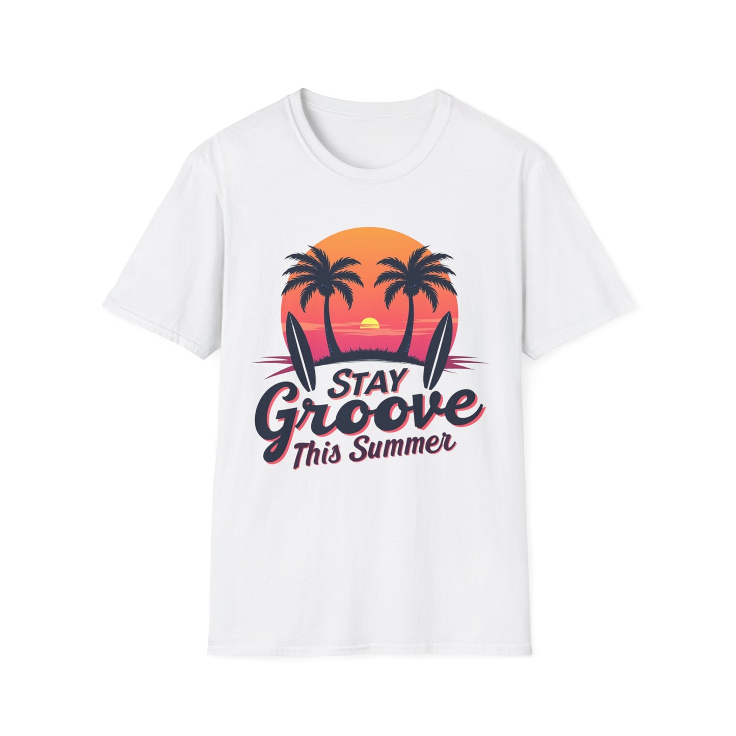 Stay Groovy Summer T-Shirt – Retro Vibe Graphic Tee