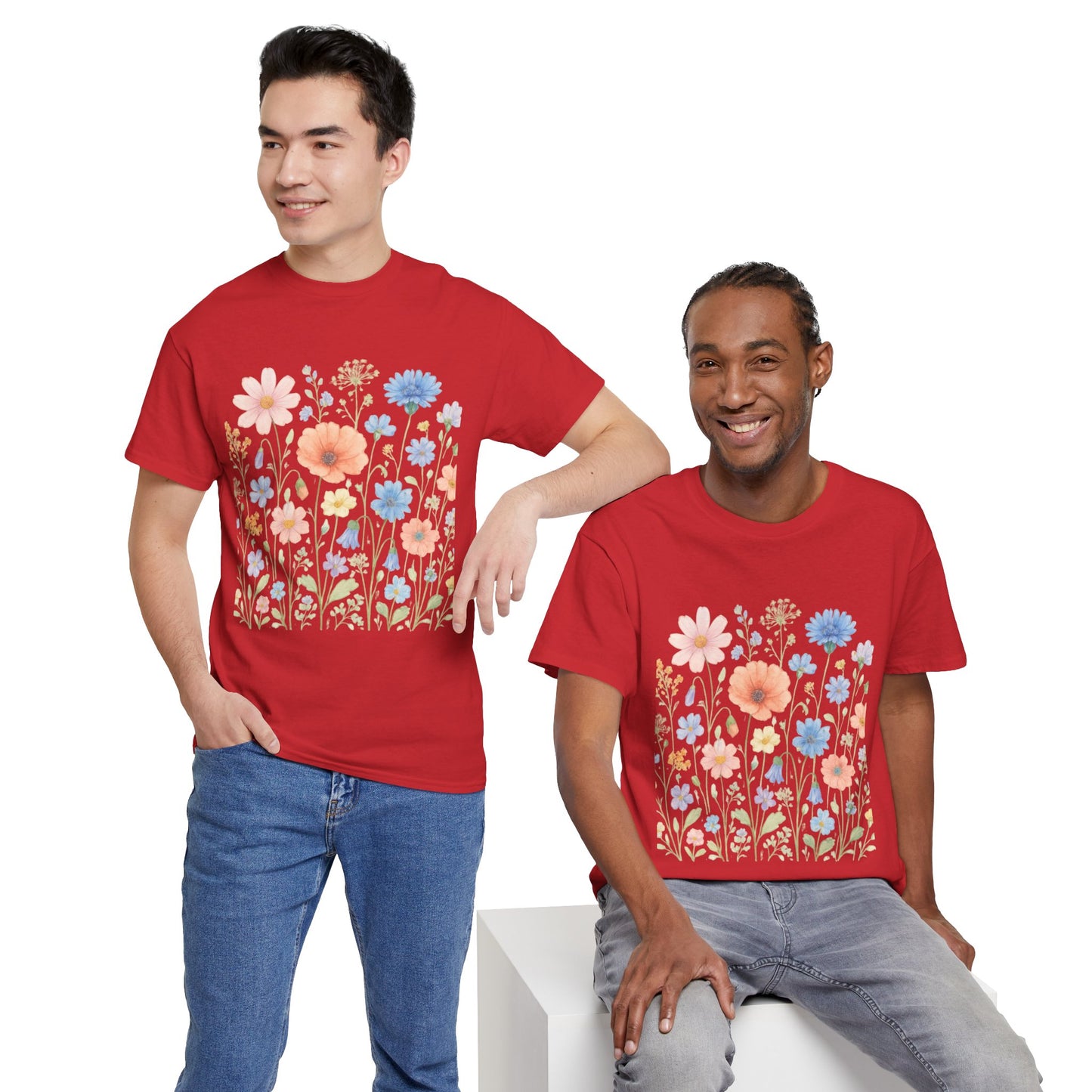 Wildflower Meadow T-Shirt – Nature Floral Aesthetic Tee