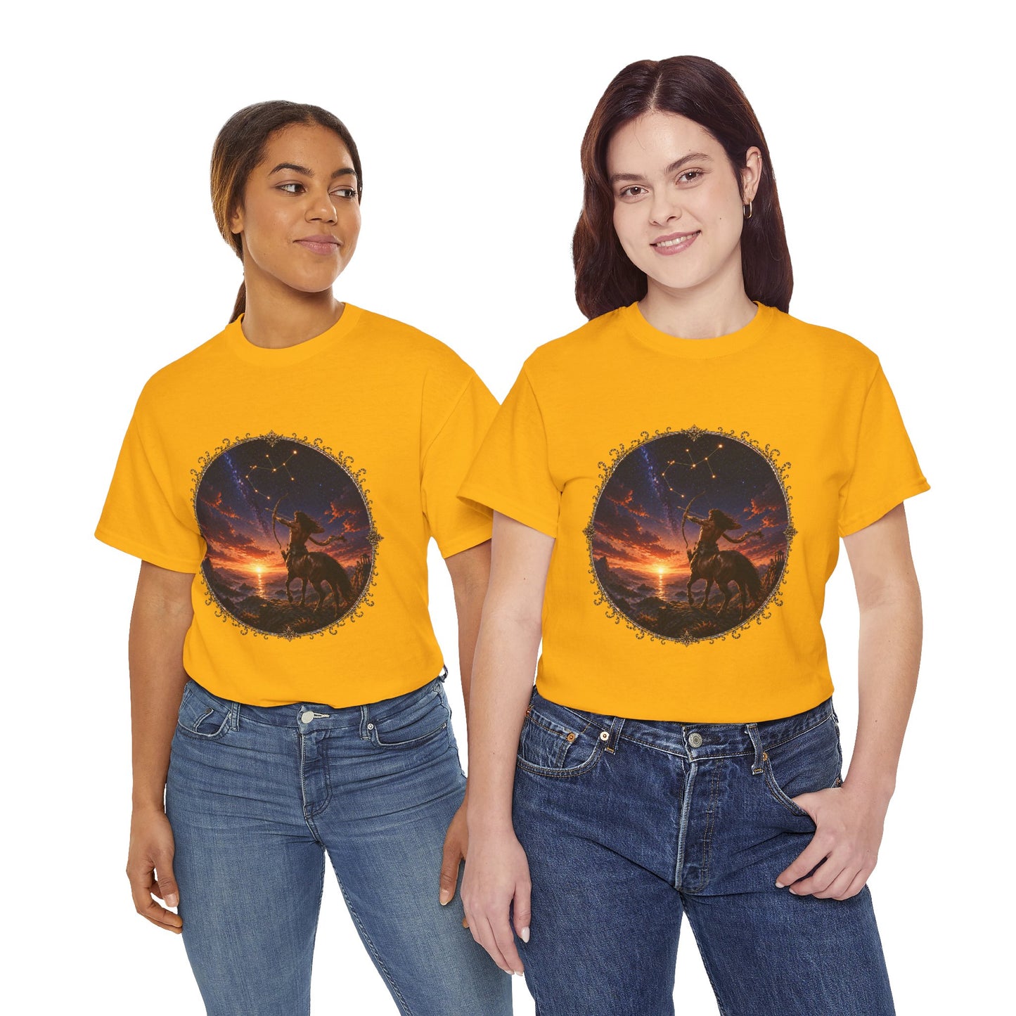 Sagittarius Zodiac T-Shirt – Archer Adventure Design | Free Spirit Astrology Tee
