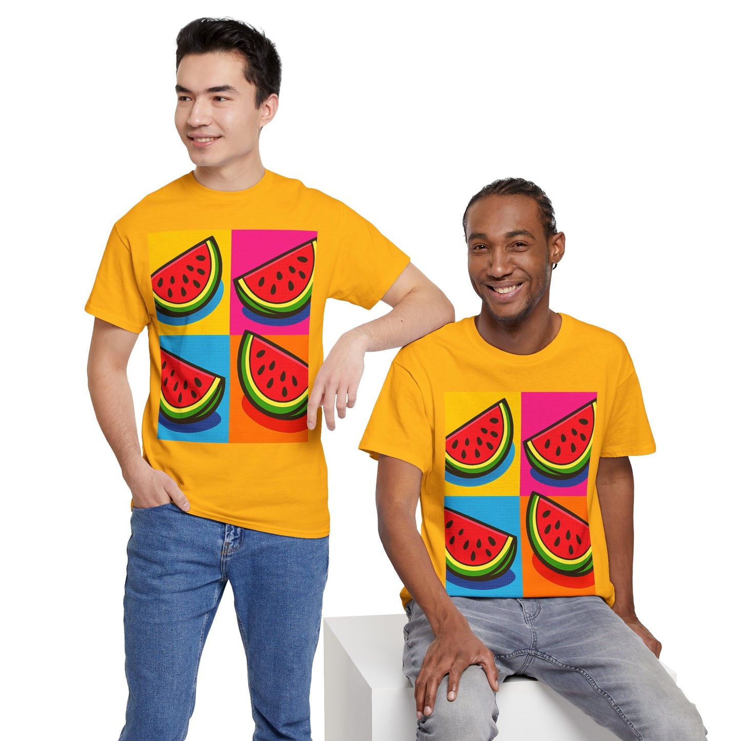 Watermelon Pop Art T-Shirt – Fun Summer Graphic Tee