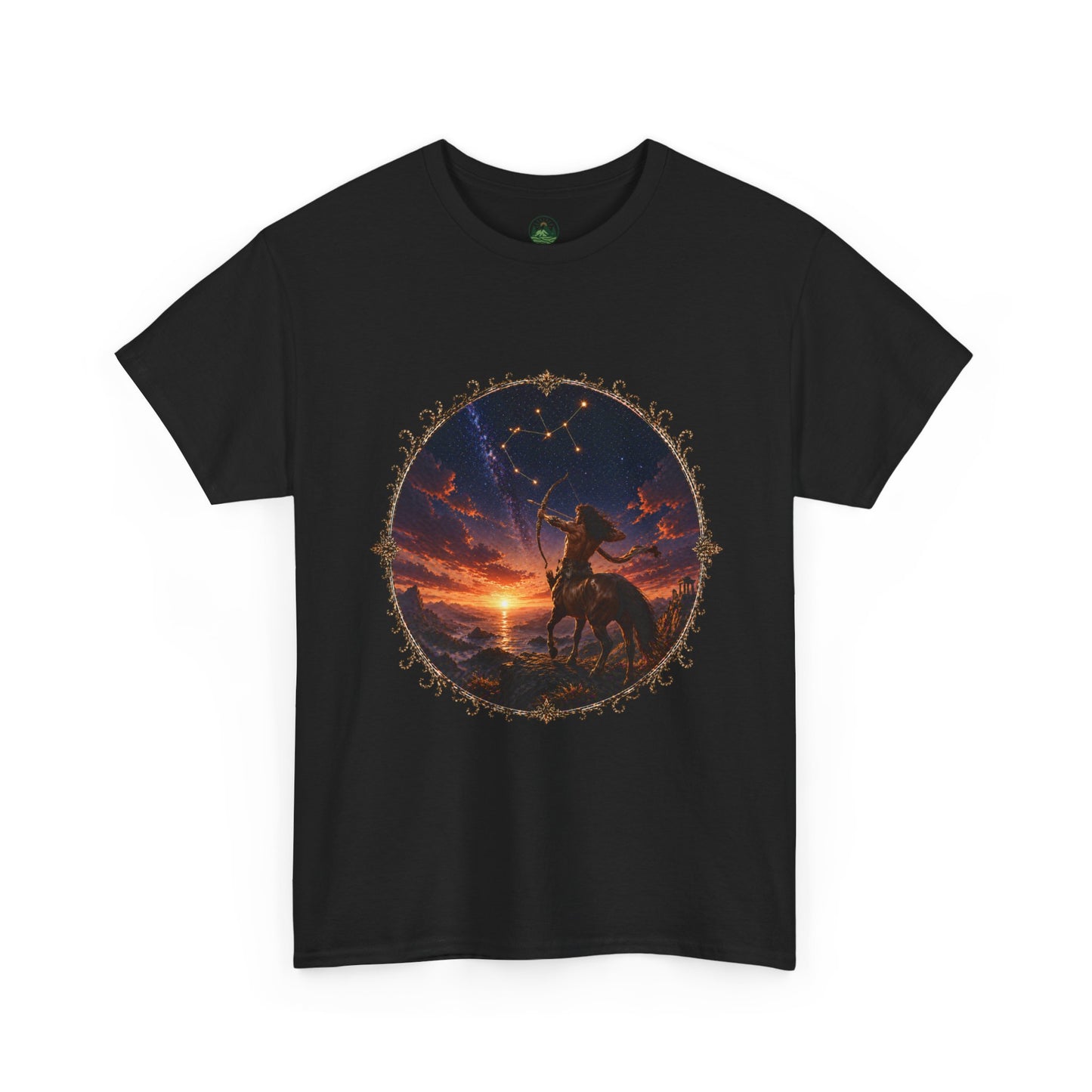Sagittarius Zodiac T-Shirt – Archer Adventure Design | Free Spirit Astrology Tee