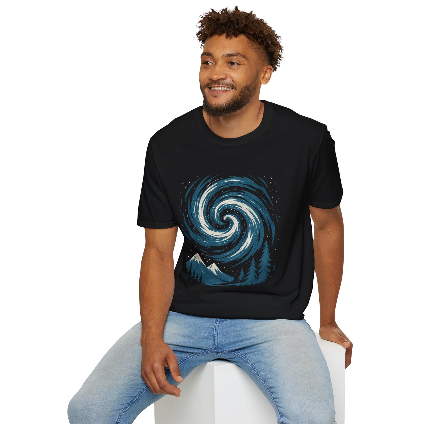Snow Storm T-Shirt – Winter Nature Aesthetic Tee