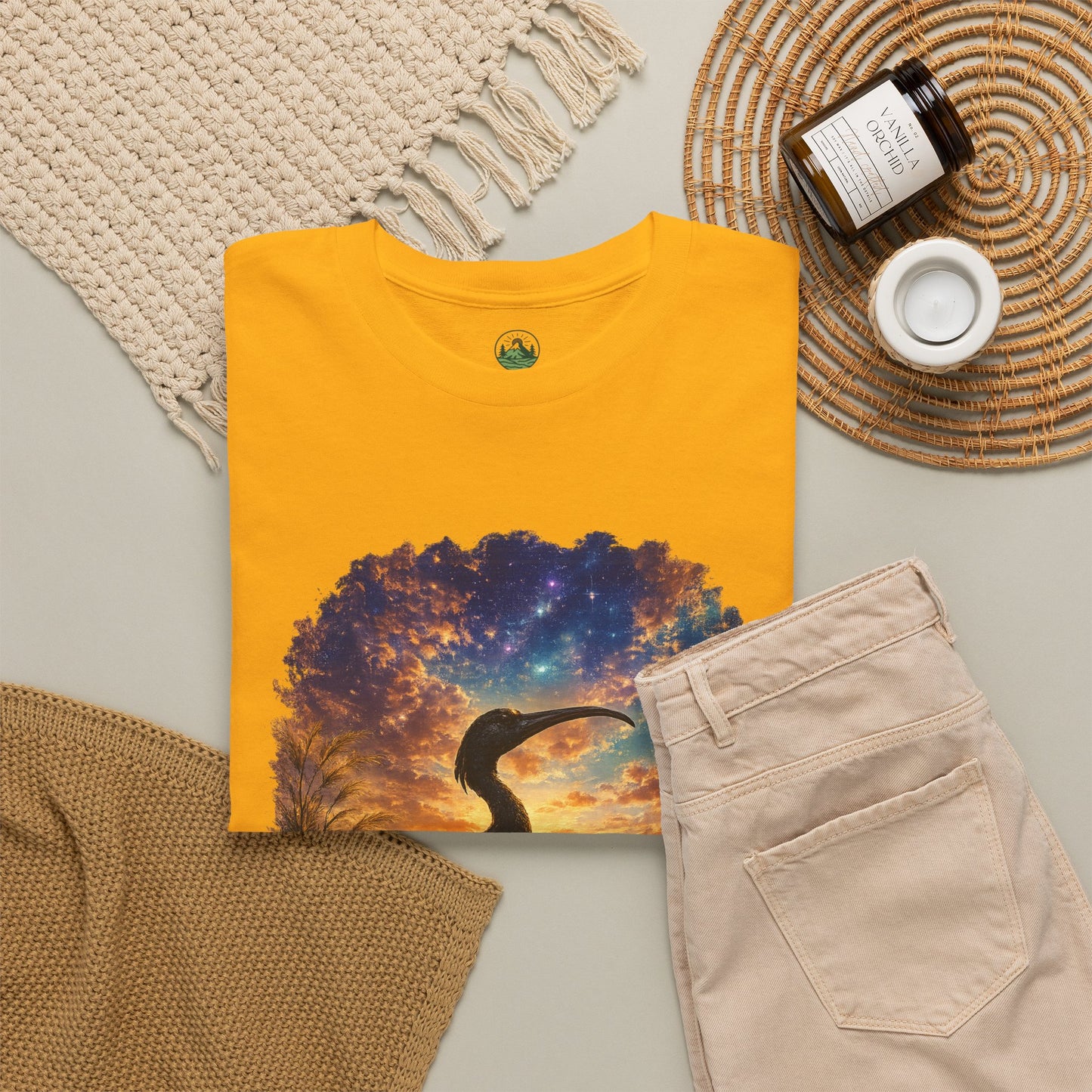 Spirit of Ancient Egypt – Sacred Ibis Nature T-Shirt | Egyptian Wildlife Graphic Tee