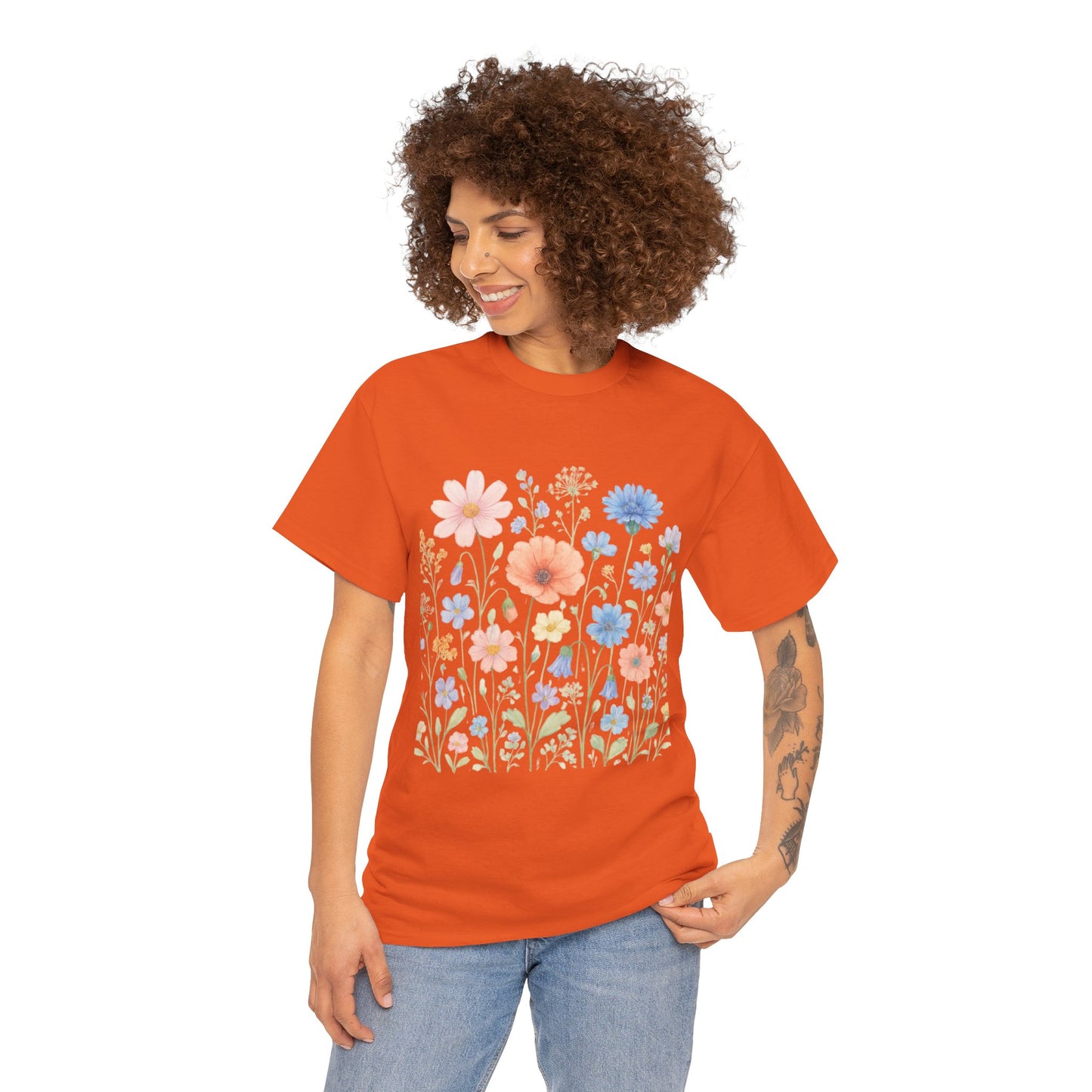 Wildflower Meadow T-Shirt – Nature Floral Aesthetic Tee