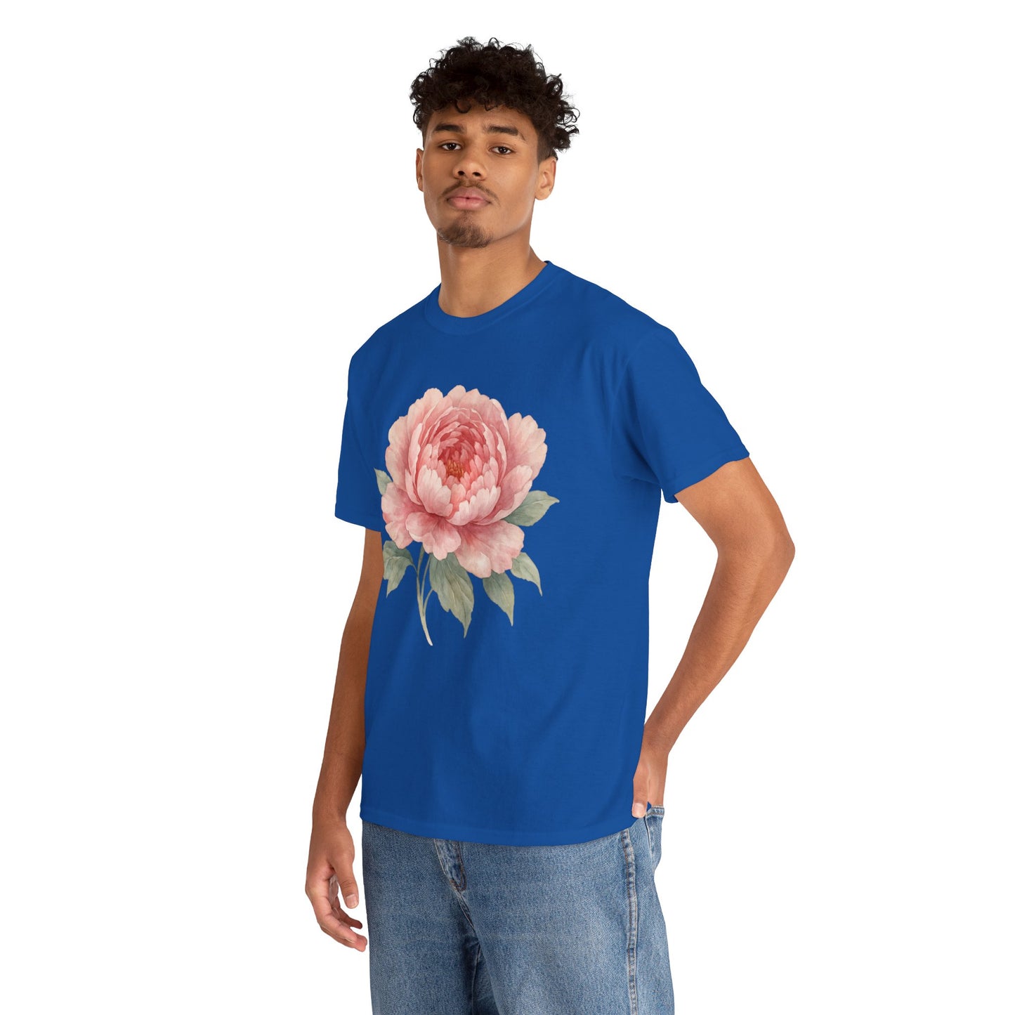 Peony Flower T-Shirt – Soft Floral Aesthetic Tee