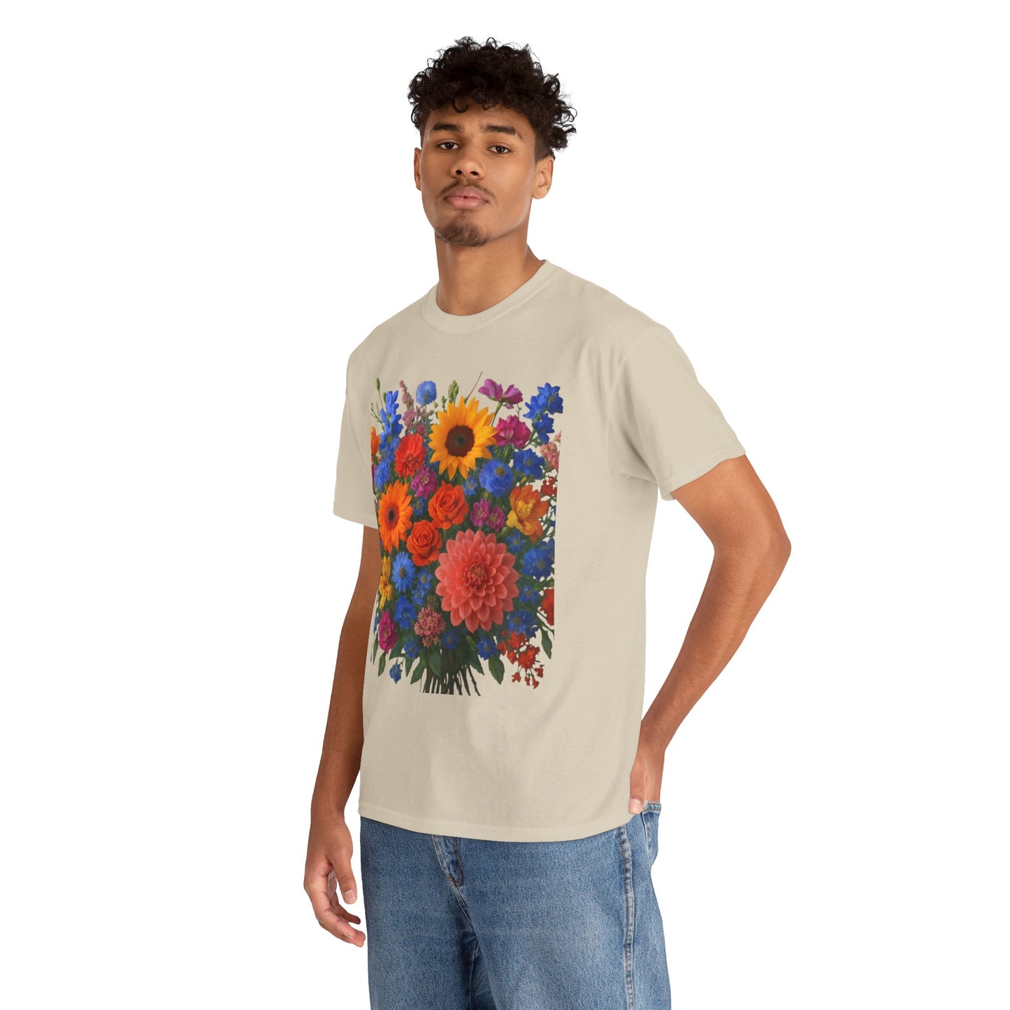 Garden Bouquet Flower T-Shirt – Summer Floral Aesthetic Tee