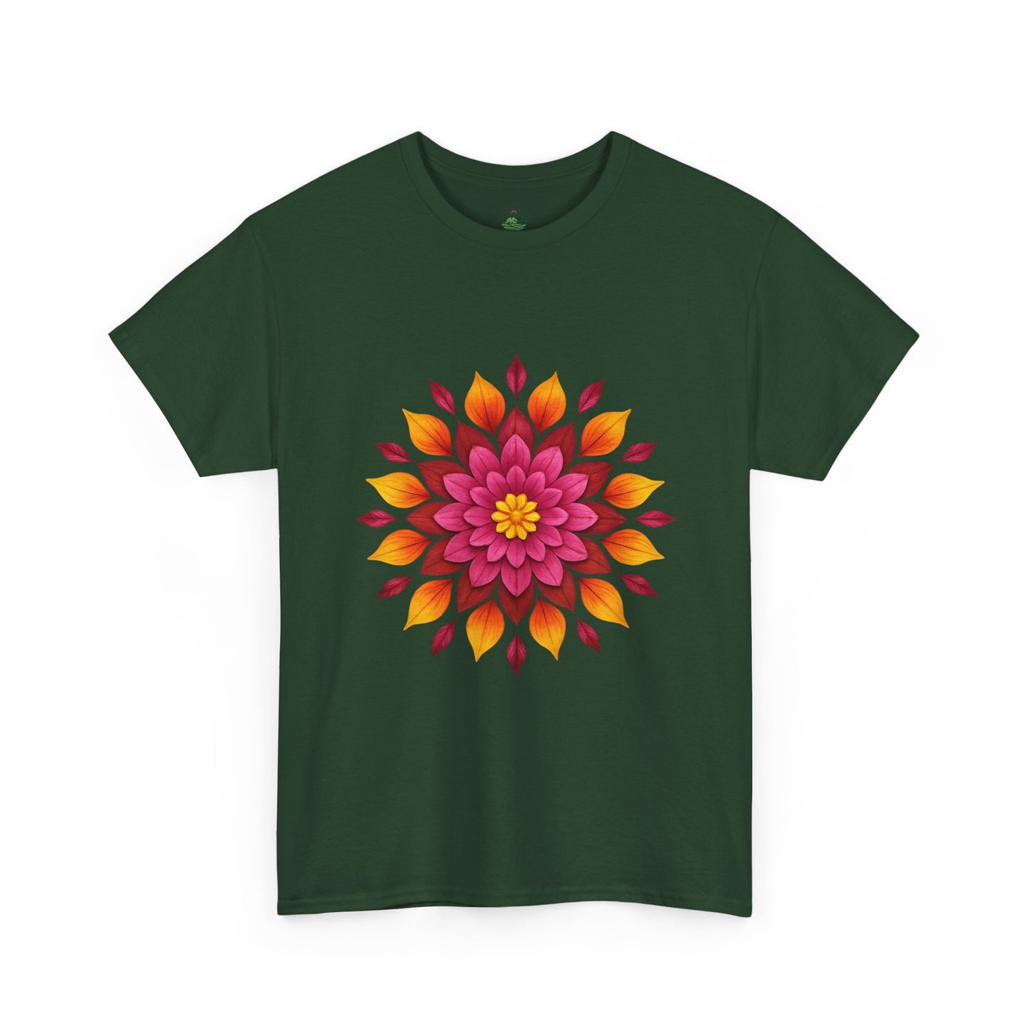 Floral Mandala T- Shirt -Boho Flower Aesthetic Tee