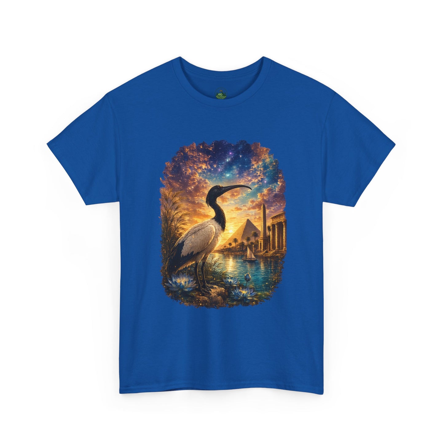 Spirit of Ancient Egypt – Sacred Ibis Nature T-Shirt | Egyptian Wildlife Graphic Tee