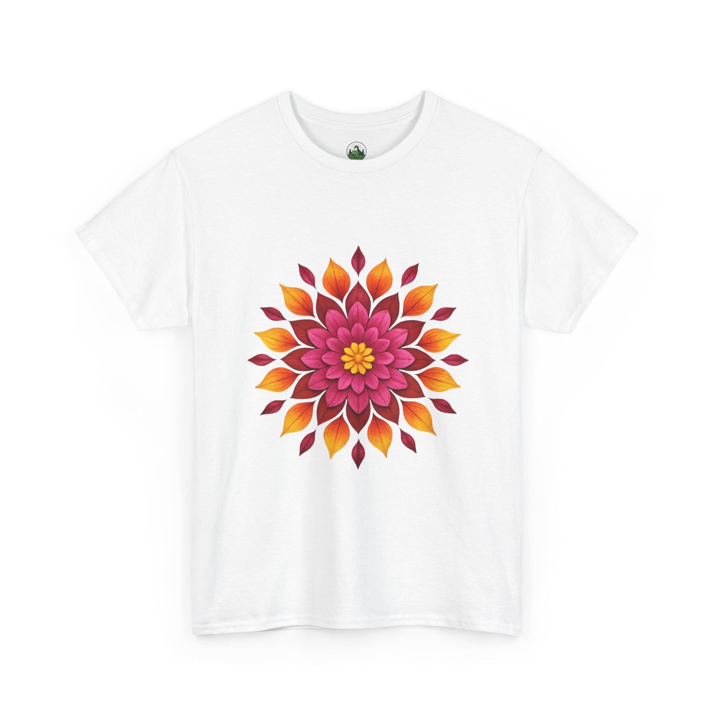 Floral Mandala T- Shirt -Boho Flower Aesthetic Tee