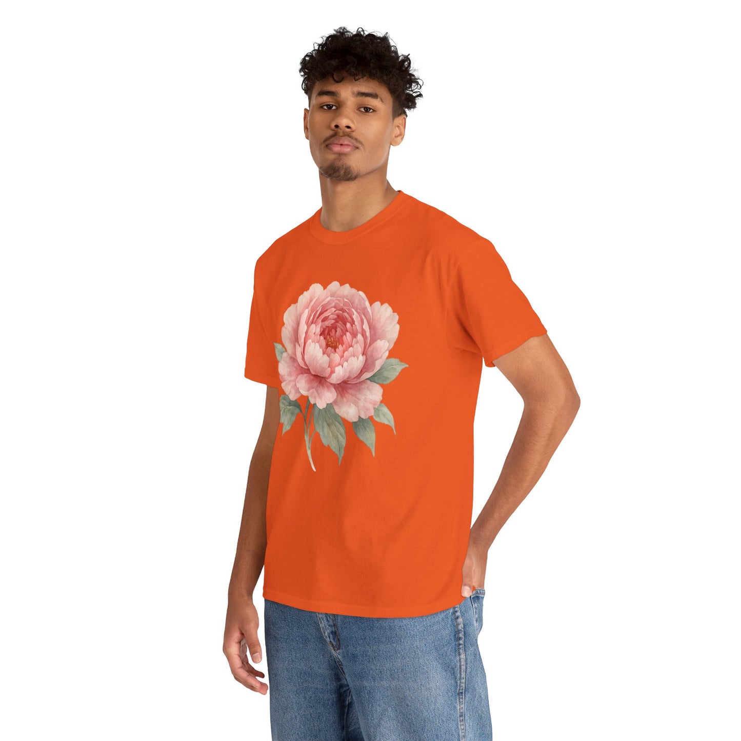 Peony Flower T-Shirt – Soft Floral Aesthetic Tee
