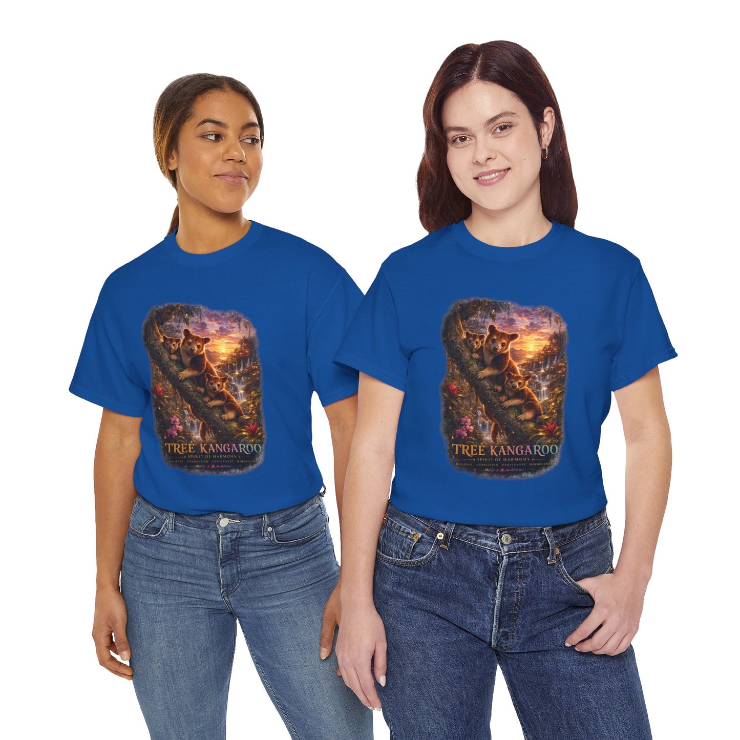 Tree Kangaroo T-Shirt – Mystic Forest Wildlife Design | Rare Nature Graphic Tee
