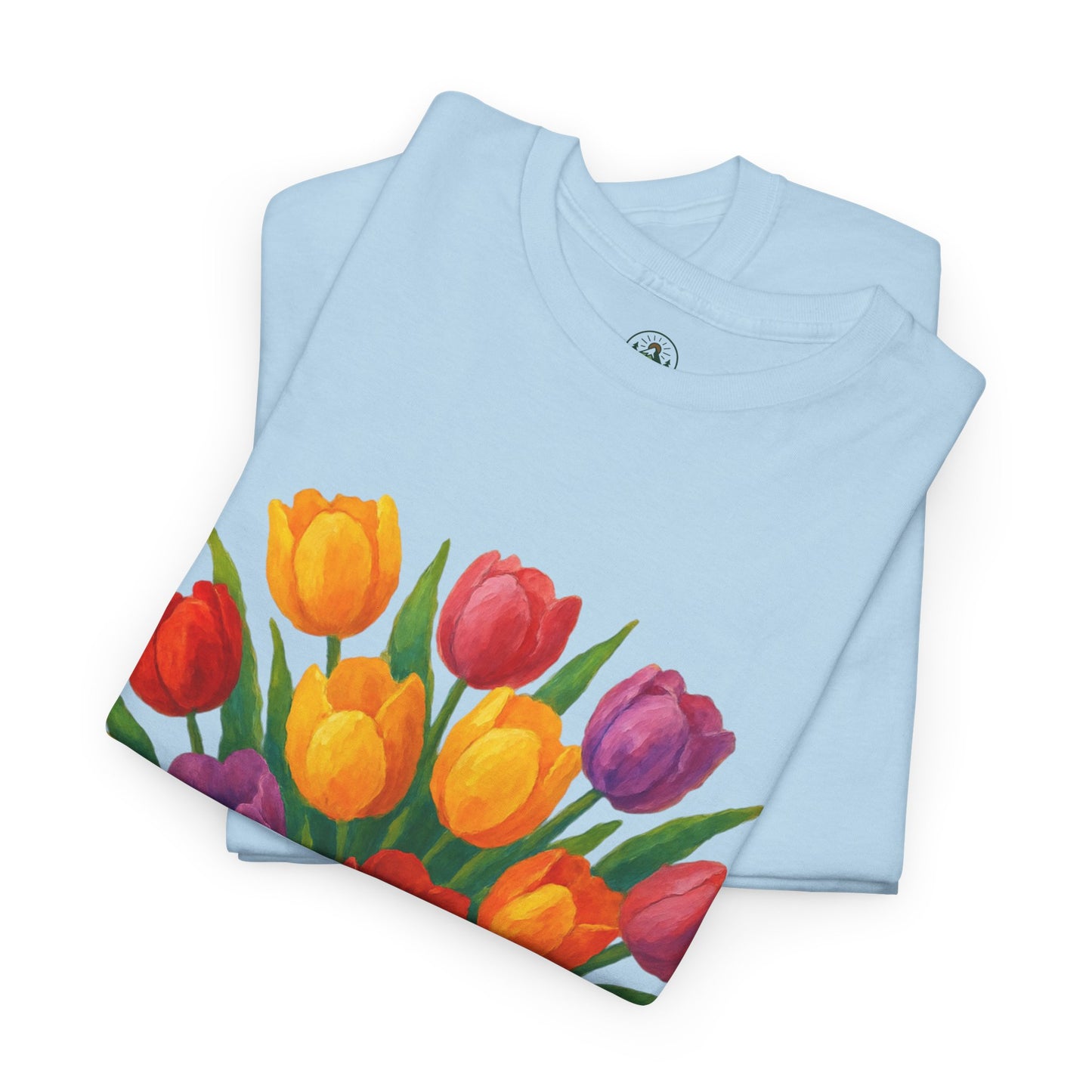 Spring Tulip Flower T- SHIRT - Vibrant Floral Aesthetic Tee