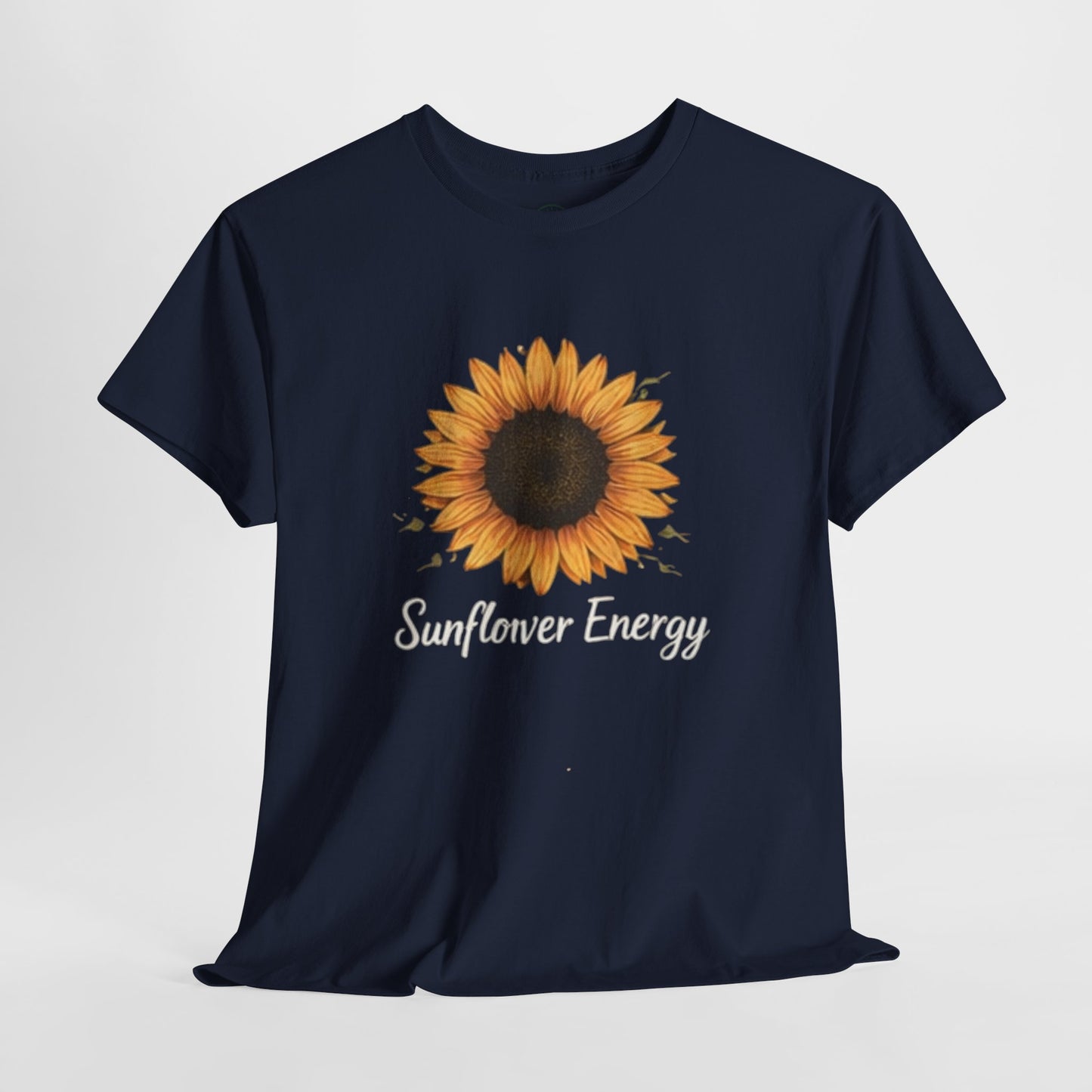 Sunflower Energy T- Shirt - Minimalist Nature Aesthetic Tee, Positive Vibes Graphic Shirt