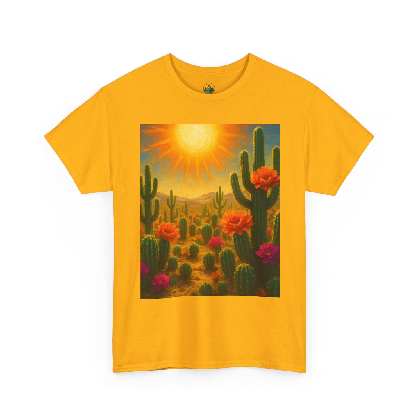 Desert Bloom T-Shirt – Minimalist Nature Aesthetic Tee