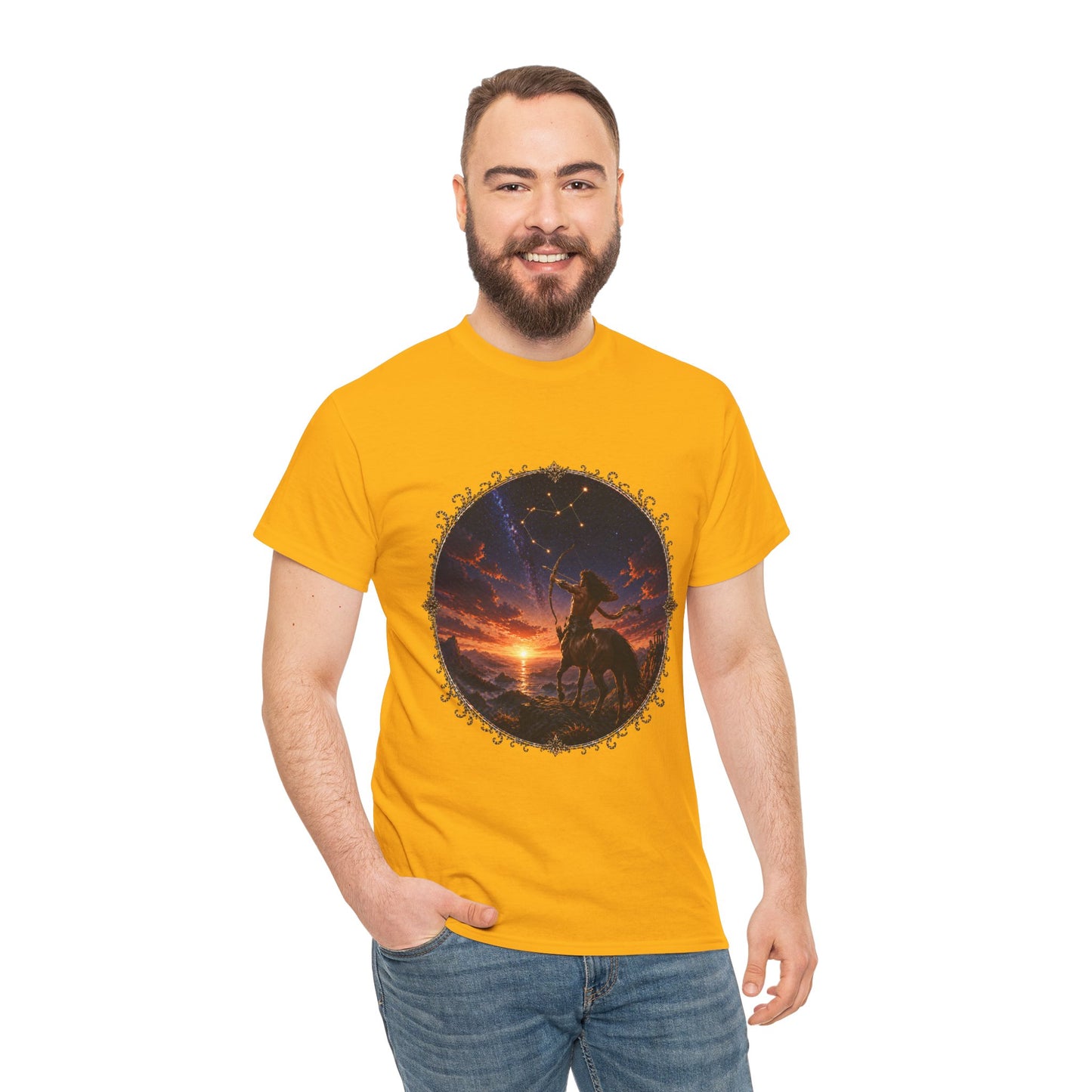Sagittarius Zodiac T-Shirt – Archer Adventure Design | Free Spirit Astrology Tee