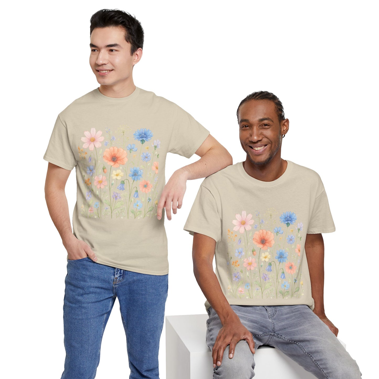 Wildflower Meadow T-Shirt – Nature Floral Aesthetic Tee
