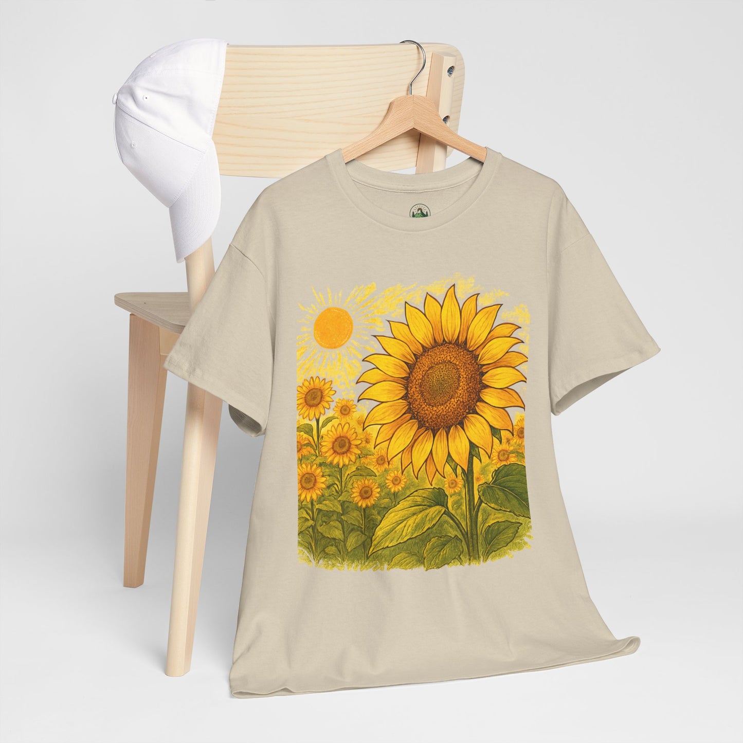 Sunflower Sunshine T-Shirt – Bright Floral Aesthetic Tee