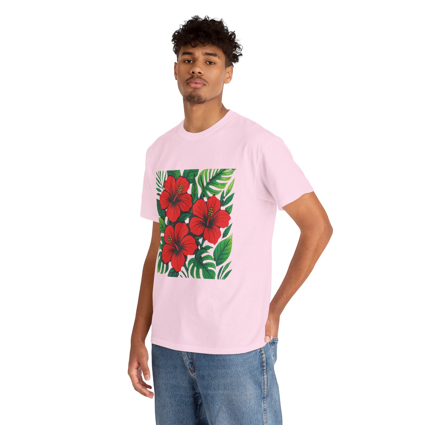 Tropical Hibiscus Flower T-Shirt – Summer Vibe Aesthetic Tee