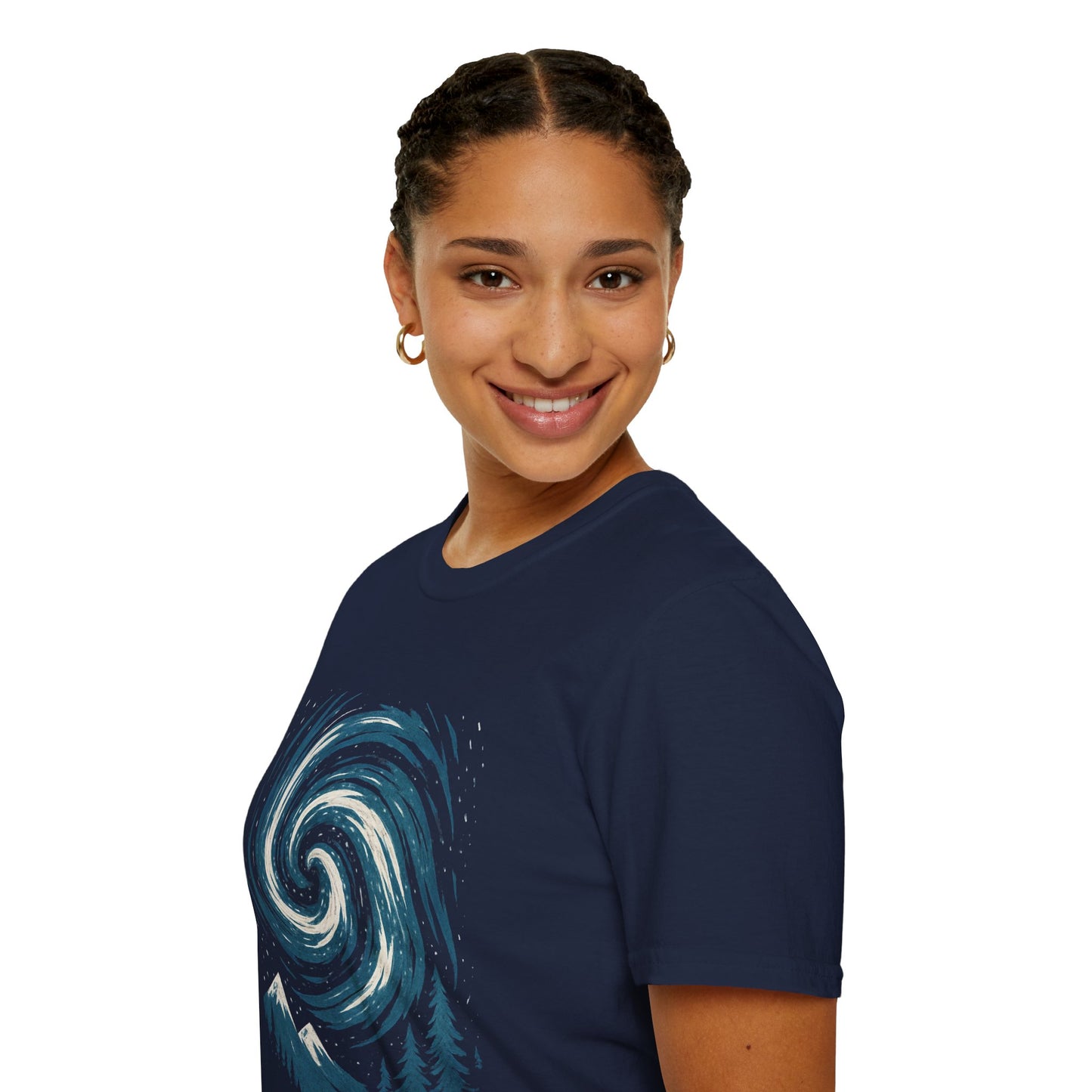 Snow Storm T-Shirt – Winter Nature Aesthetic Tee