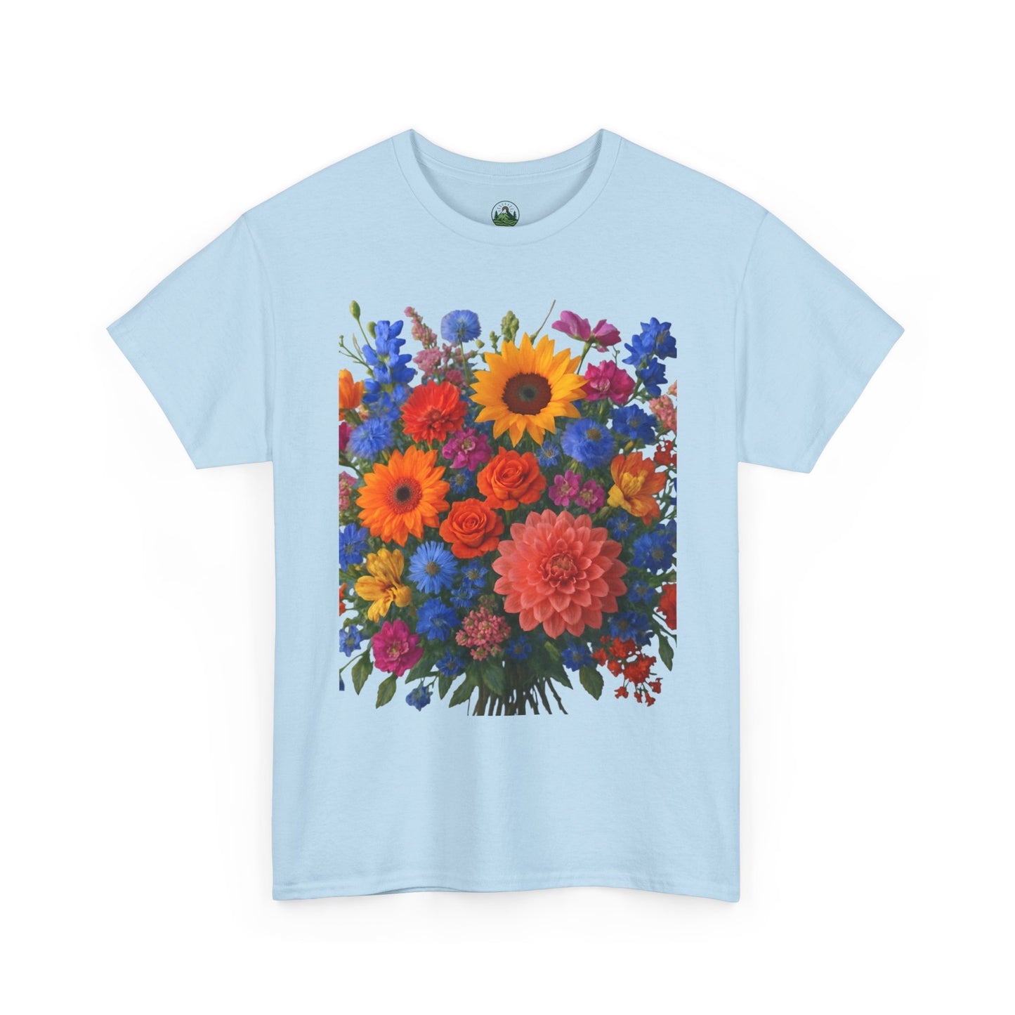 Garden Bouquet Flower T-Shirt – Summer Floral Aesthetic Tee