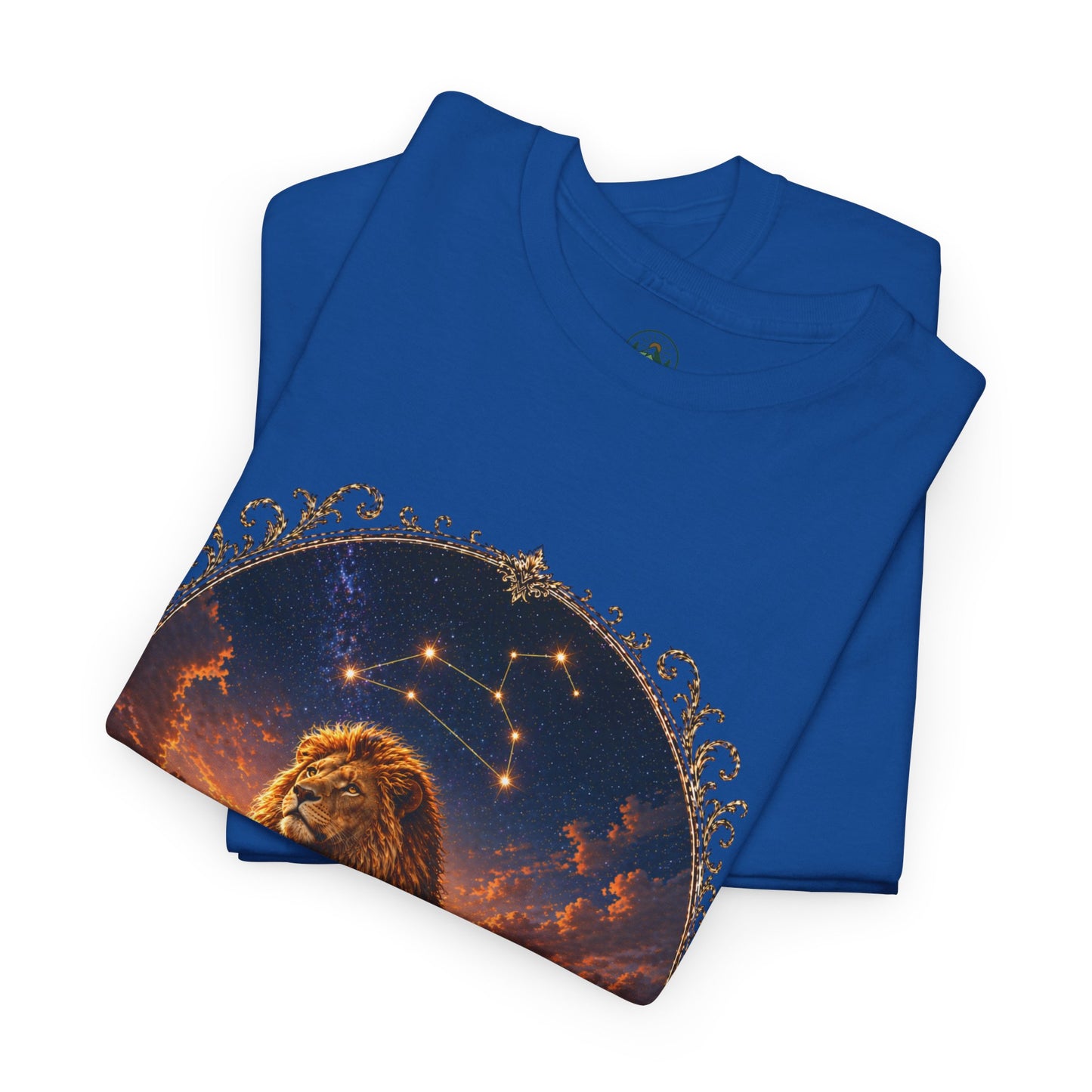 Leo Zodiac T-Shirt – Majestic Lion Cosmic Design | Bold Astrology Power Tee