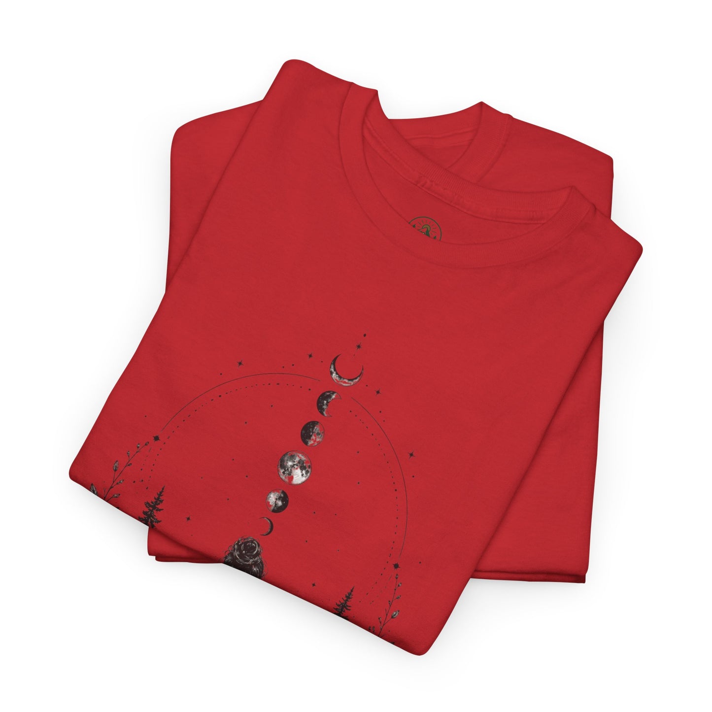 Minimalist Mystic Nature T-Shirt – Abstract Ink Art Design | Calm Aesthetic Tee