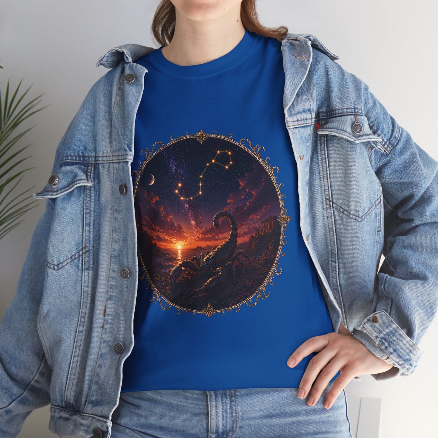 Scorpio Zodiac T-Shirt – Dark Scorpion Mystic Design | Intense Astrology Power Tee