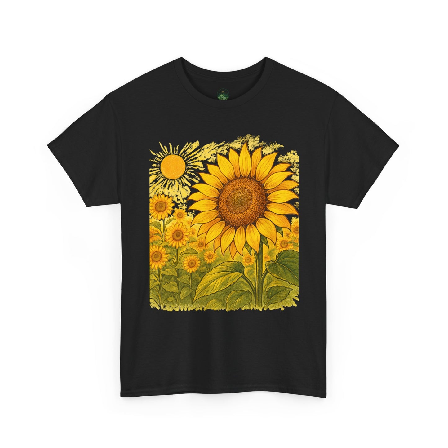 Sunflower Sunshine T-Shirt – Bright Floral Aesthetic Tee