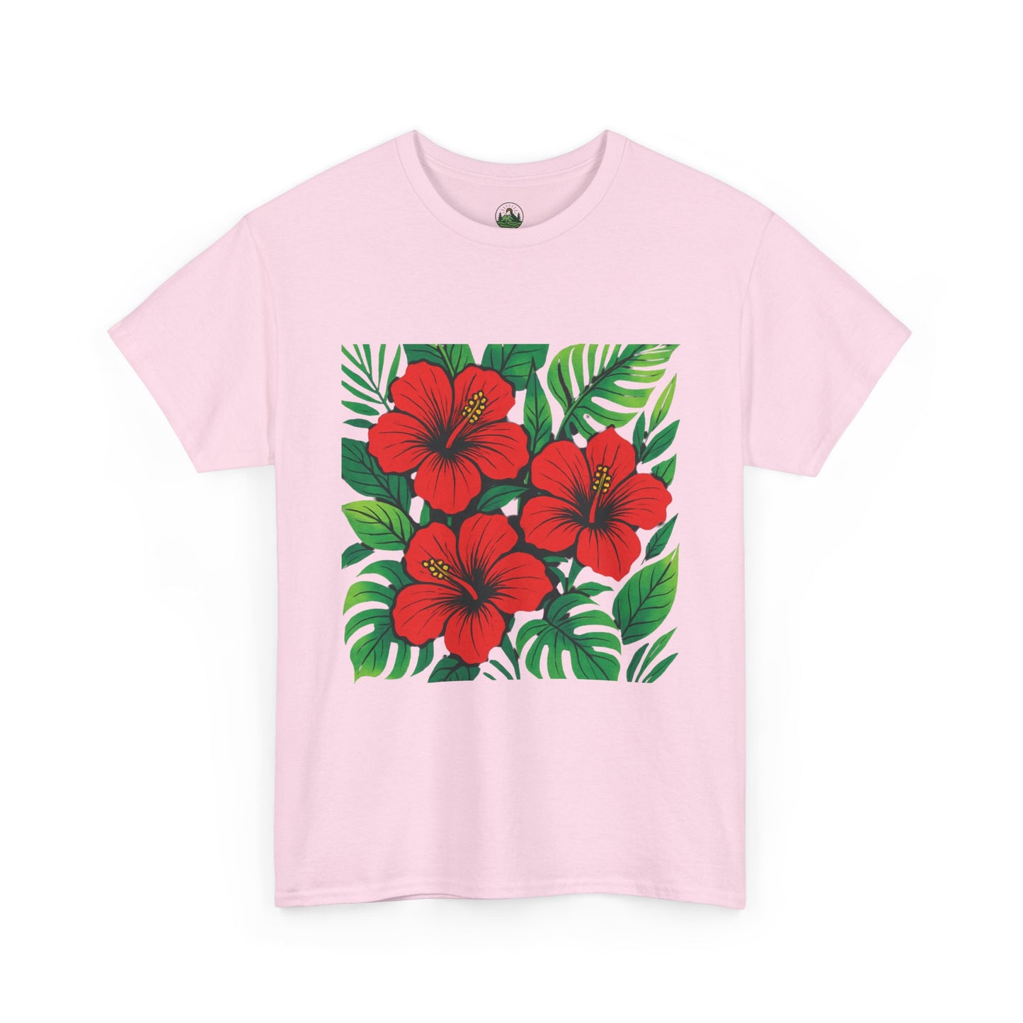 Tropical Hibiscus Flower T-Shirt – Summer Vibe Aesthetic Tee