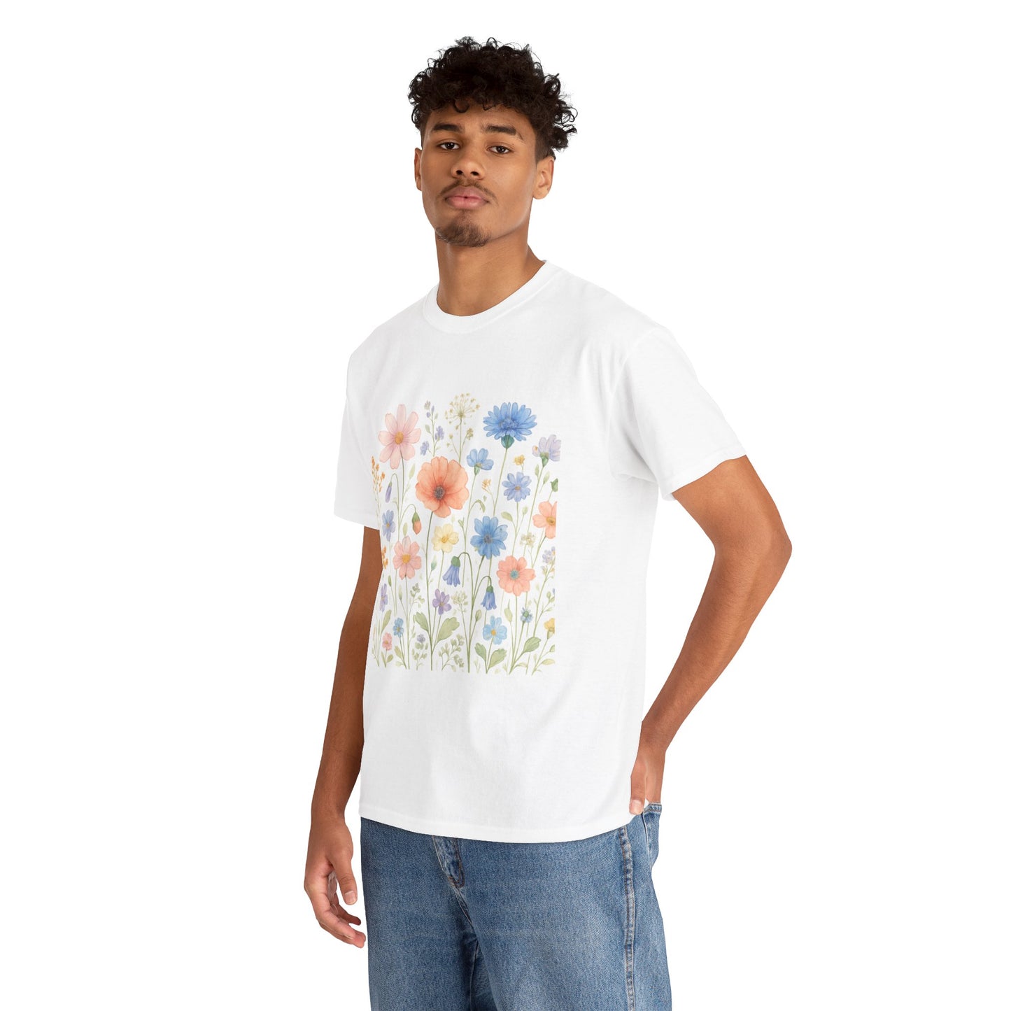 Wildflower Meadow T-Shirt – Nature Floral Aesthetic Tee