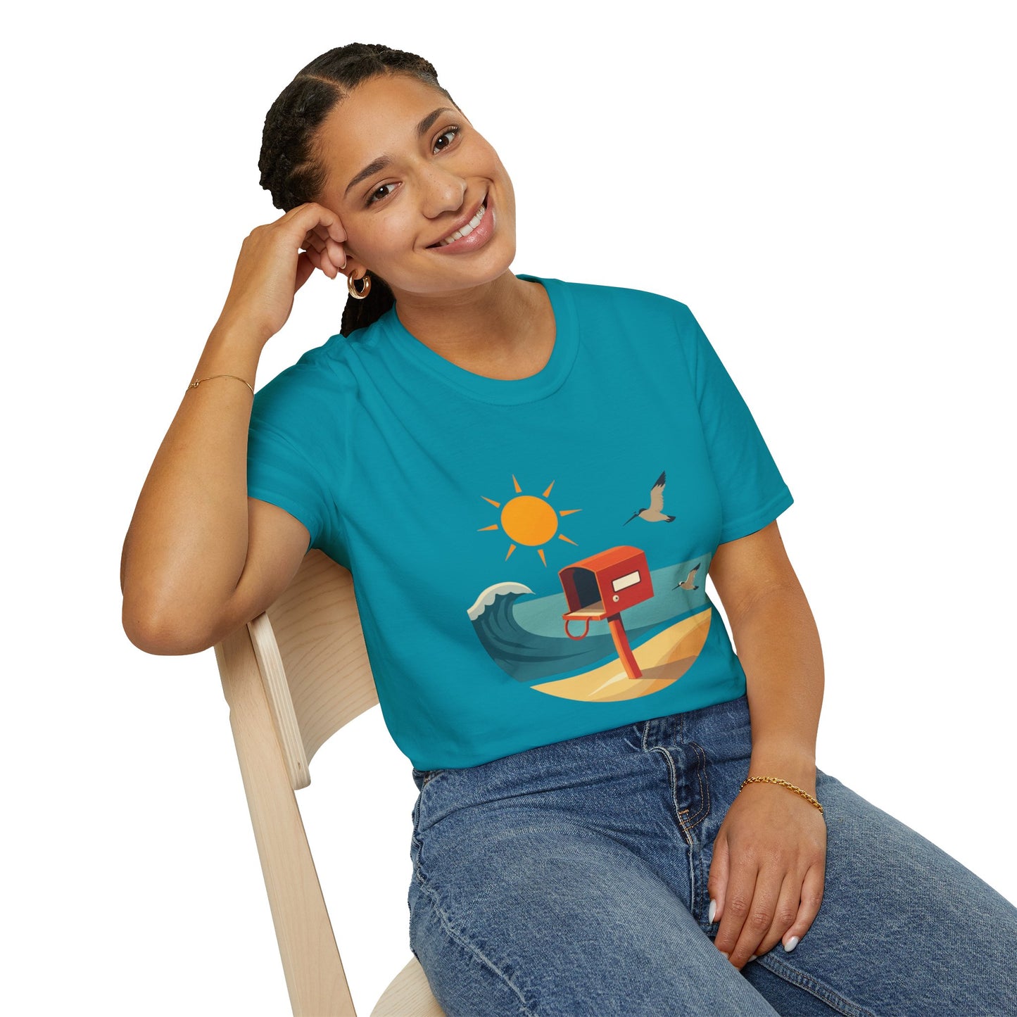 Summer Vibes T-Shirt – Minimalist Beach Aesthetic Tee